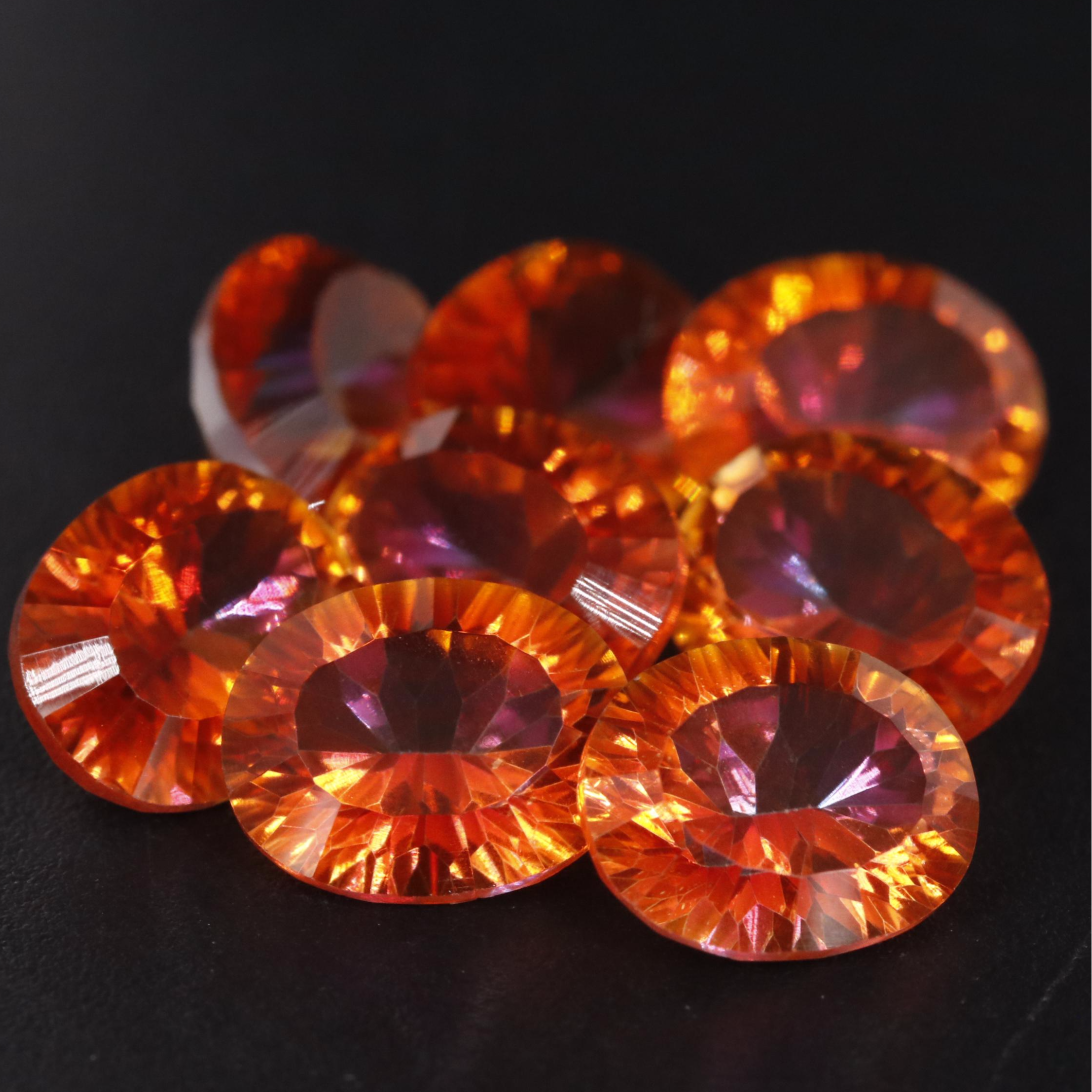 Loose 19.53 CTW Orange Quartz