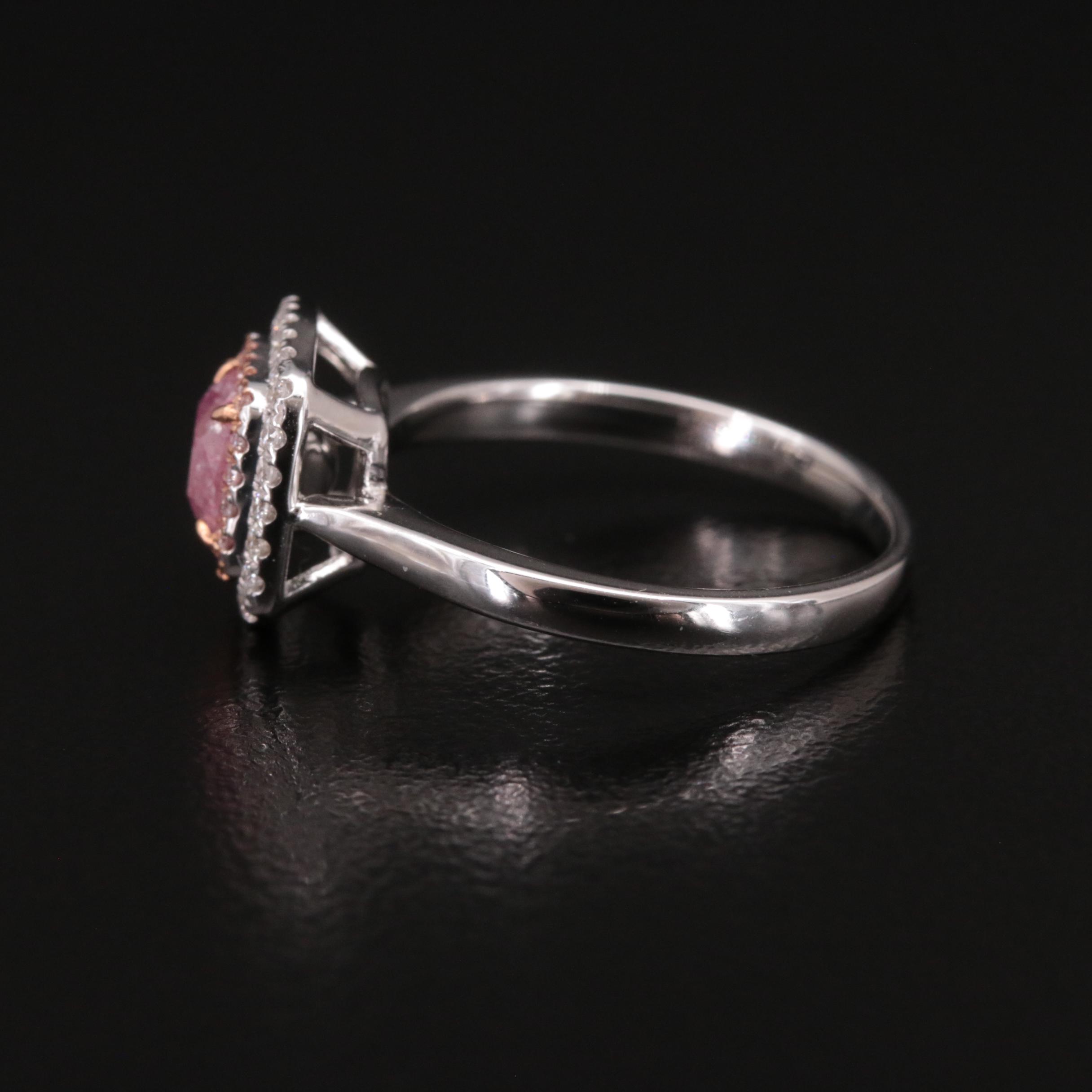 18K 1.25 CTW Diamond Ring with GIA Report