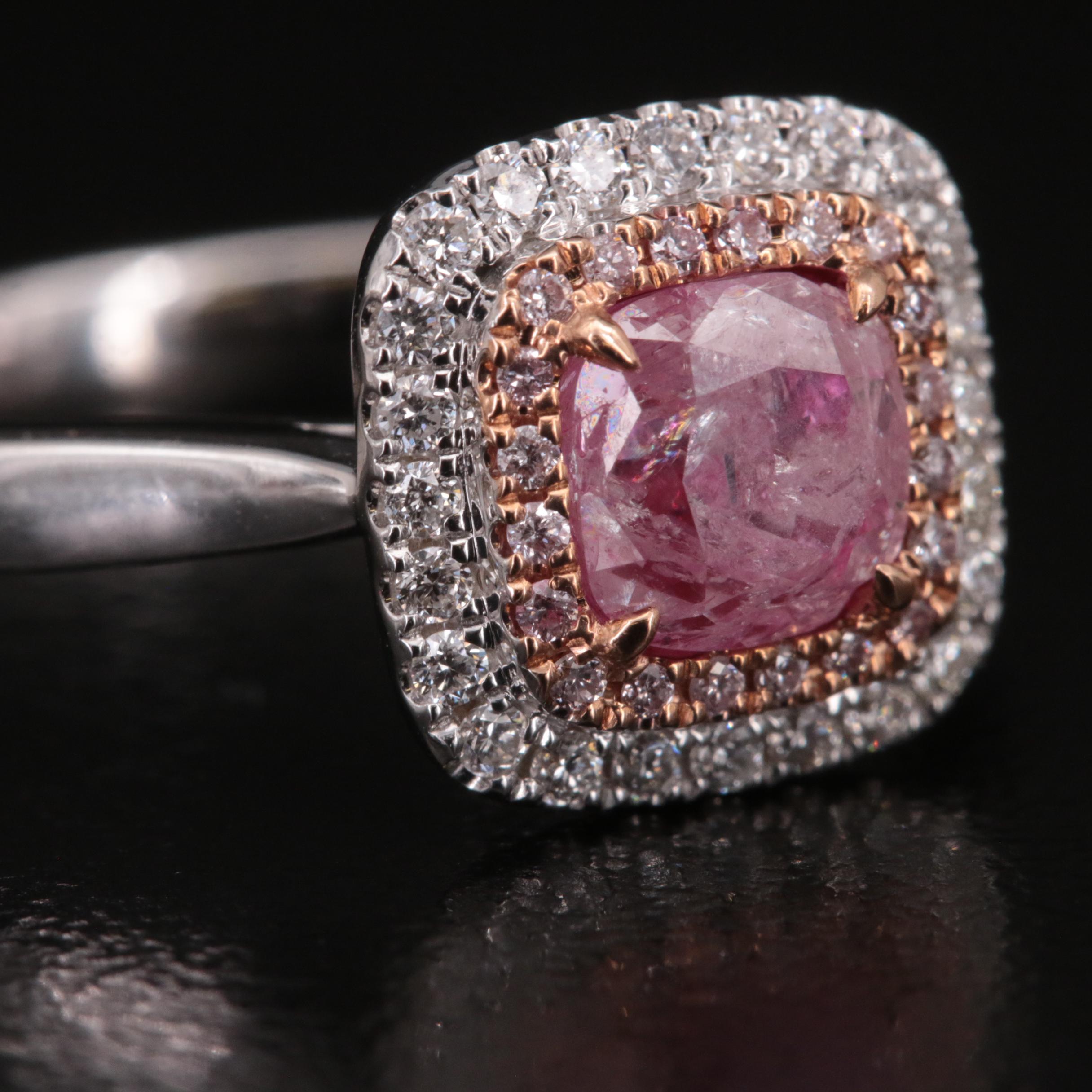 18K 1.25 CTW Diamond Ring with GIA Report