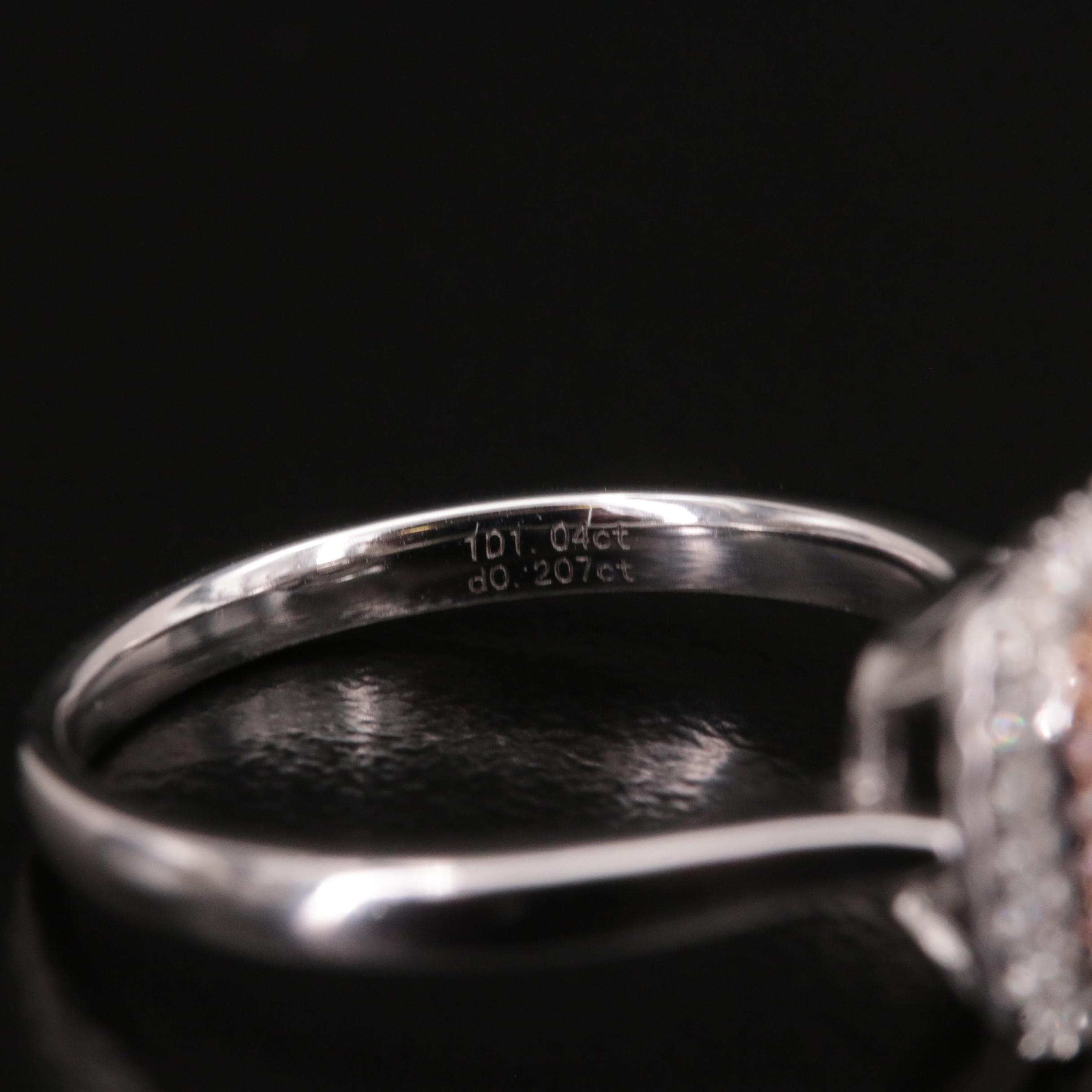 18K 1.25 CTW Diamond Ring with GIA Report