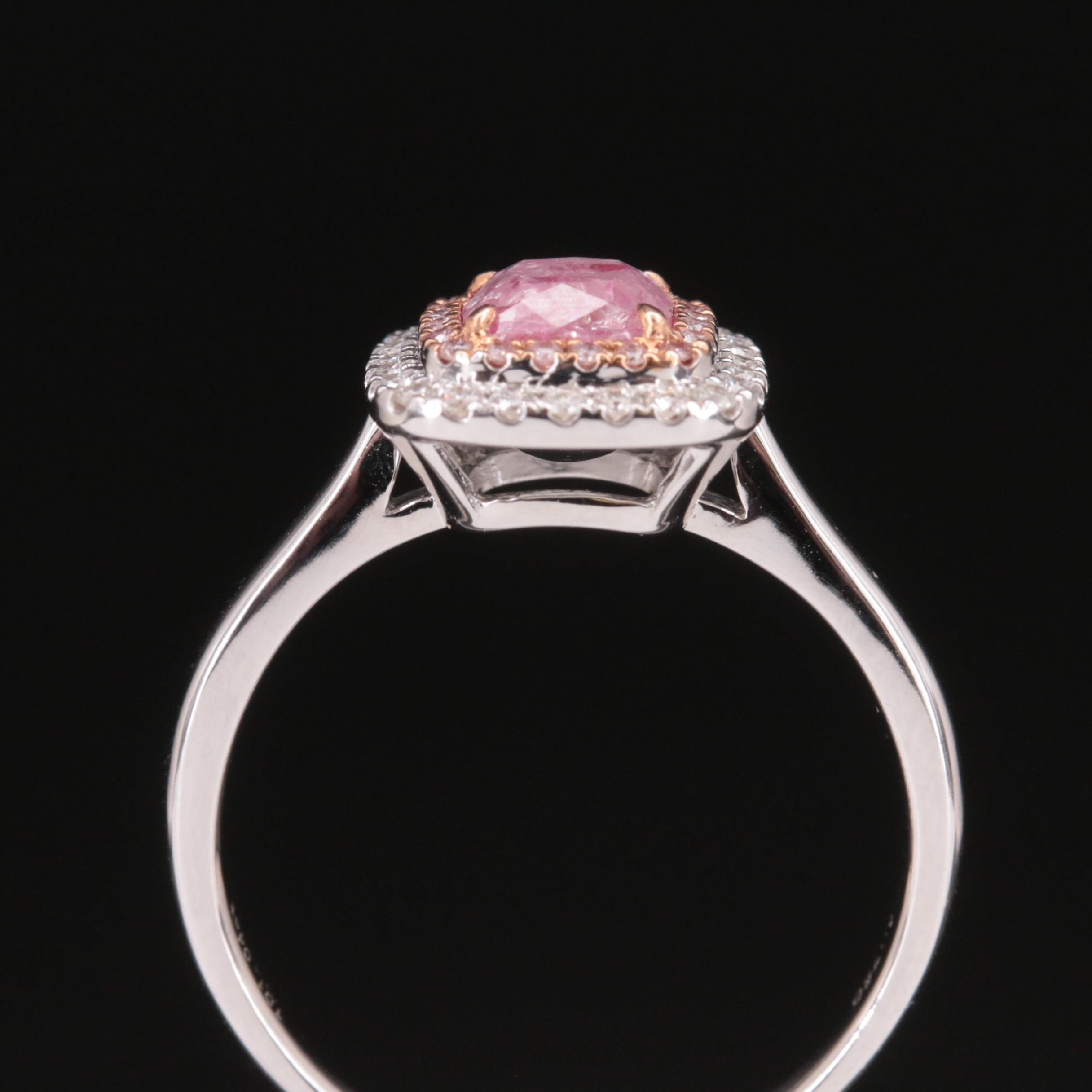 18K 1.25 CTW Diamond Ring with GIA Report