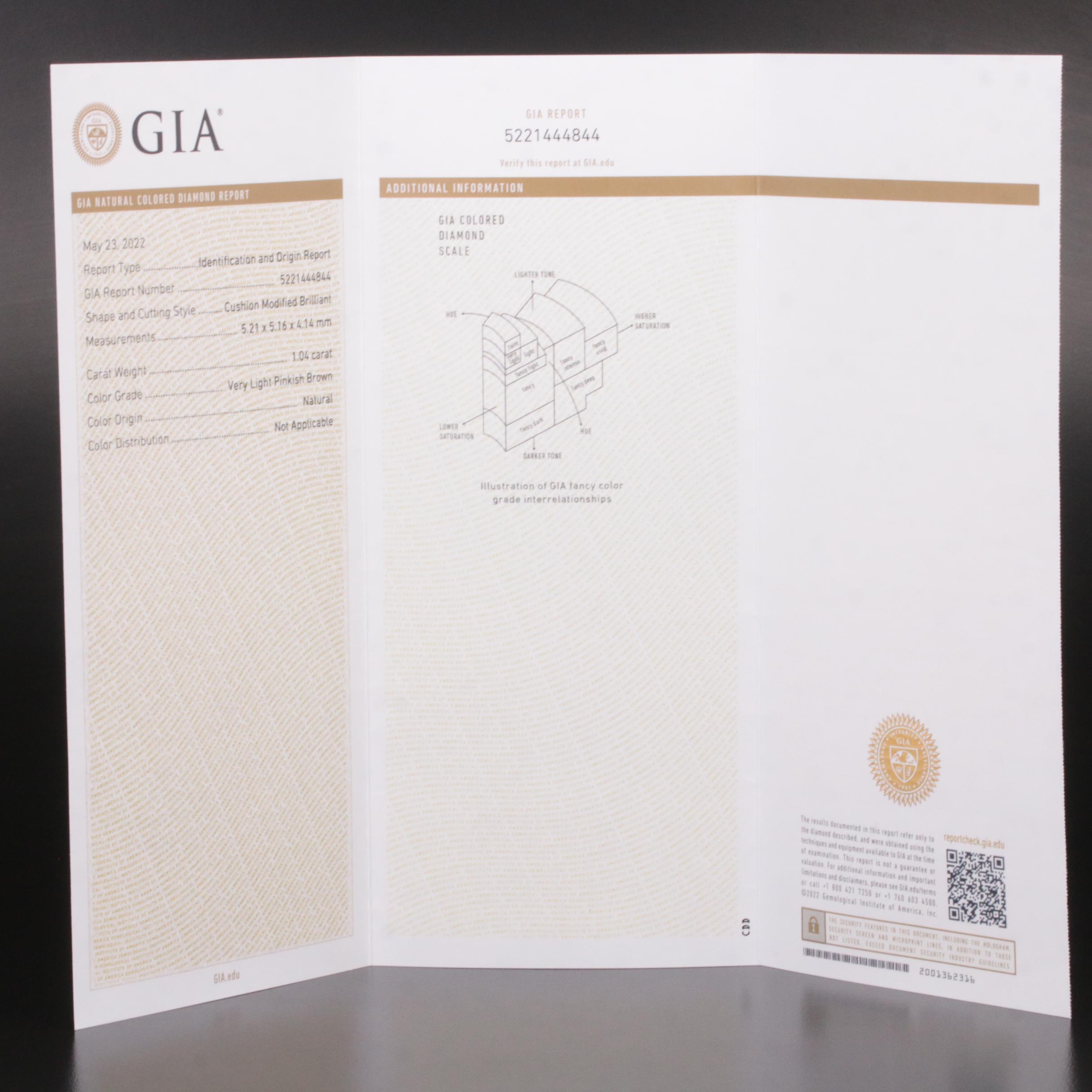 18K 1.25 CTW Diamond Ring with GIA Report