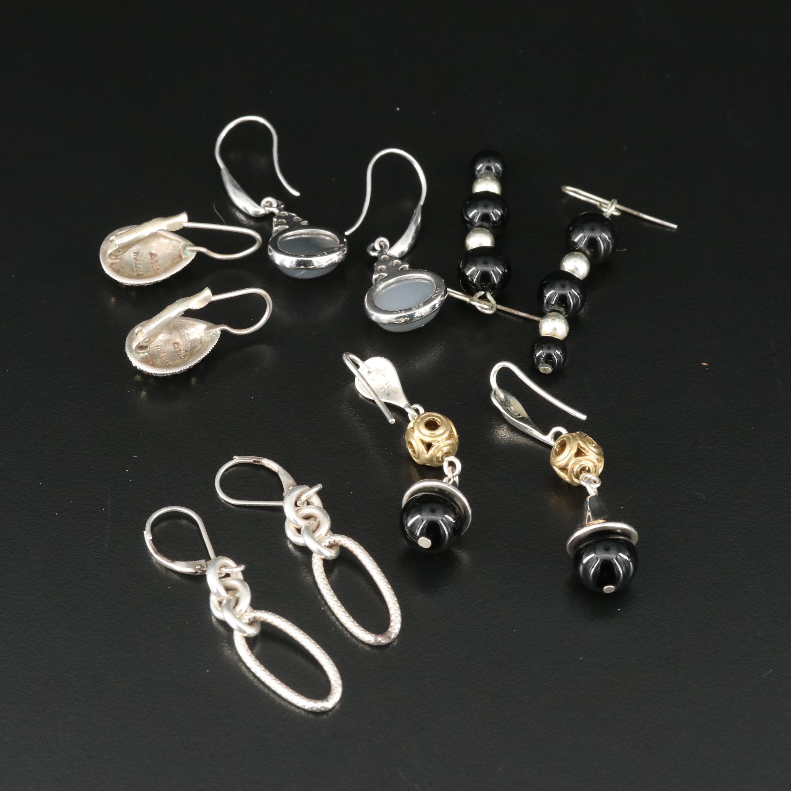 Robert Lee Morris, Moonstone and Topaz Featured in Earring Selection