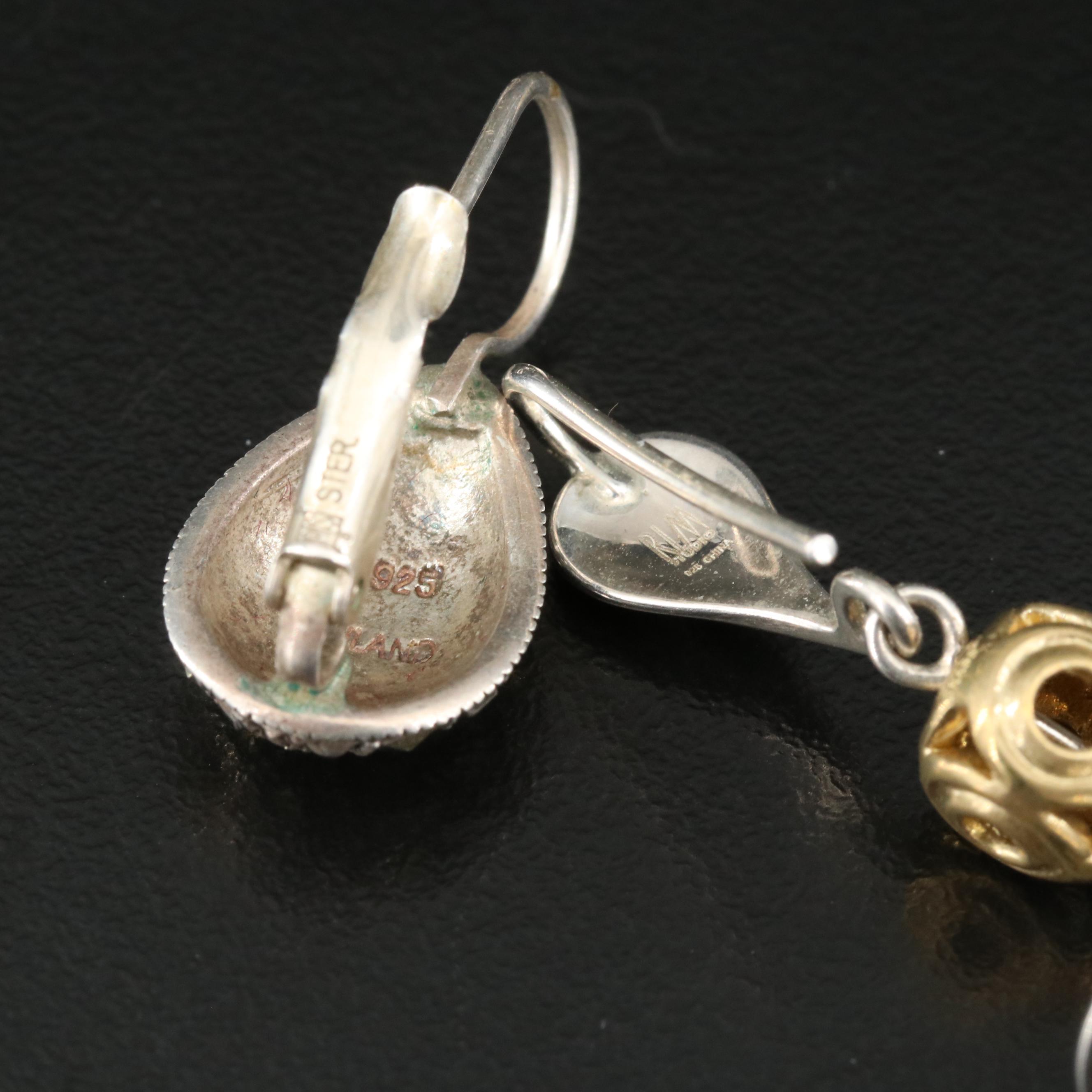 Robert Lee Morris, Moonstone and Topaz Featured in Earring Selection