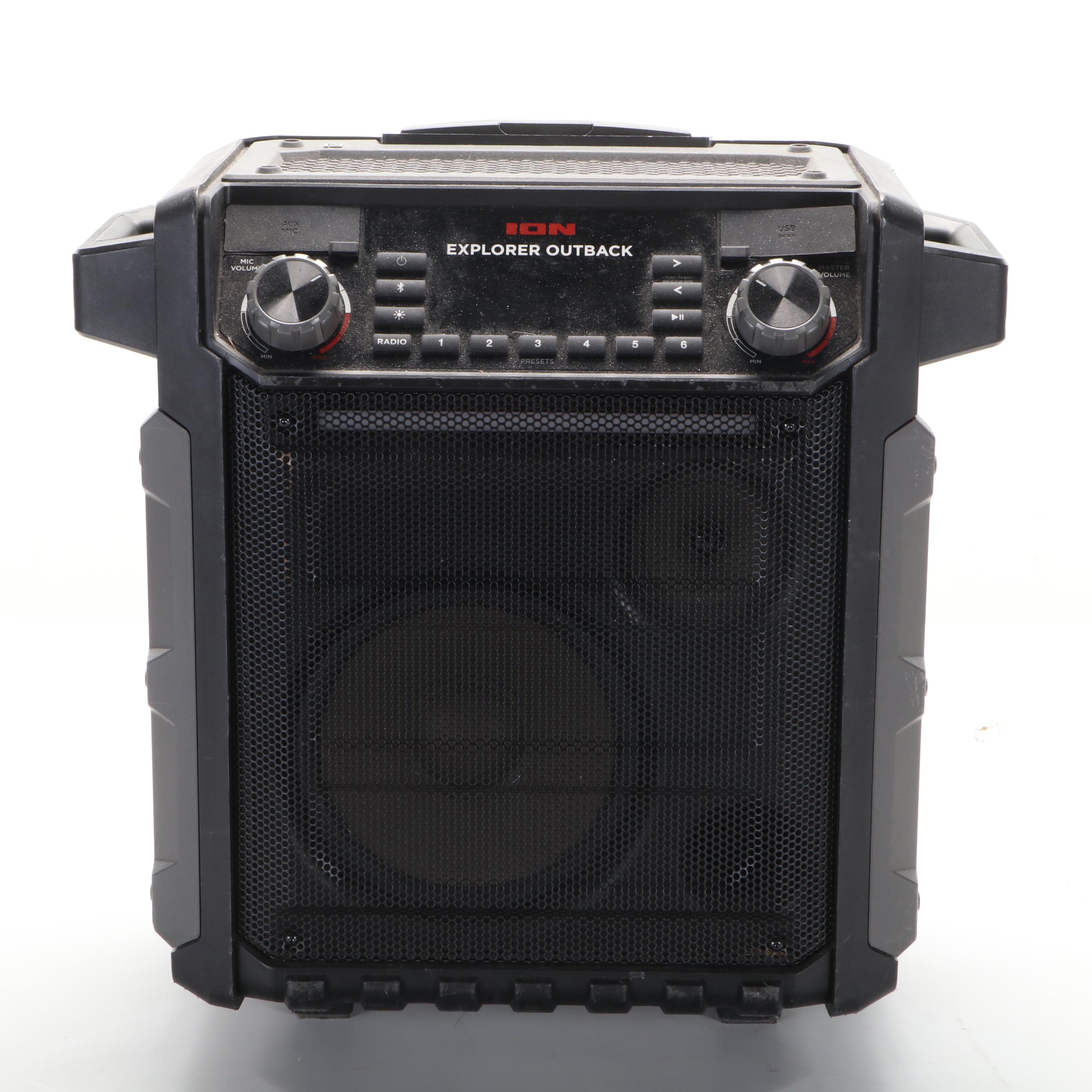 Ion Explorer Outback Bluetooth Speaker for PA System With Microphone