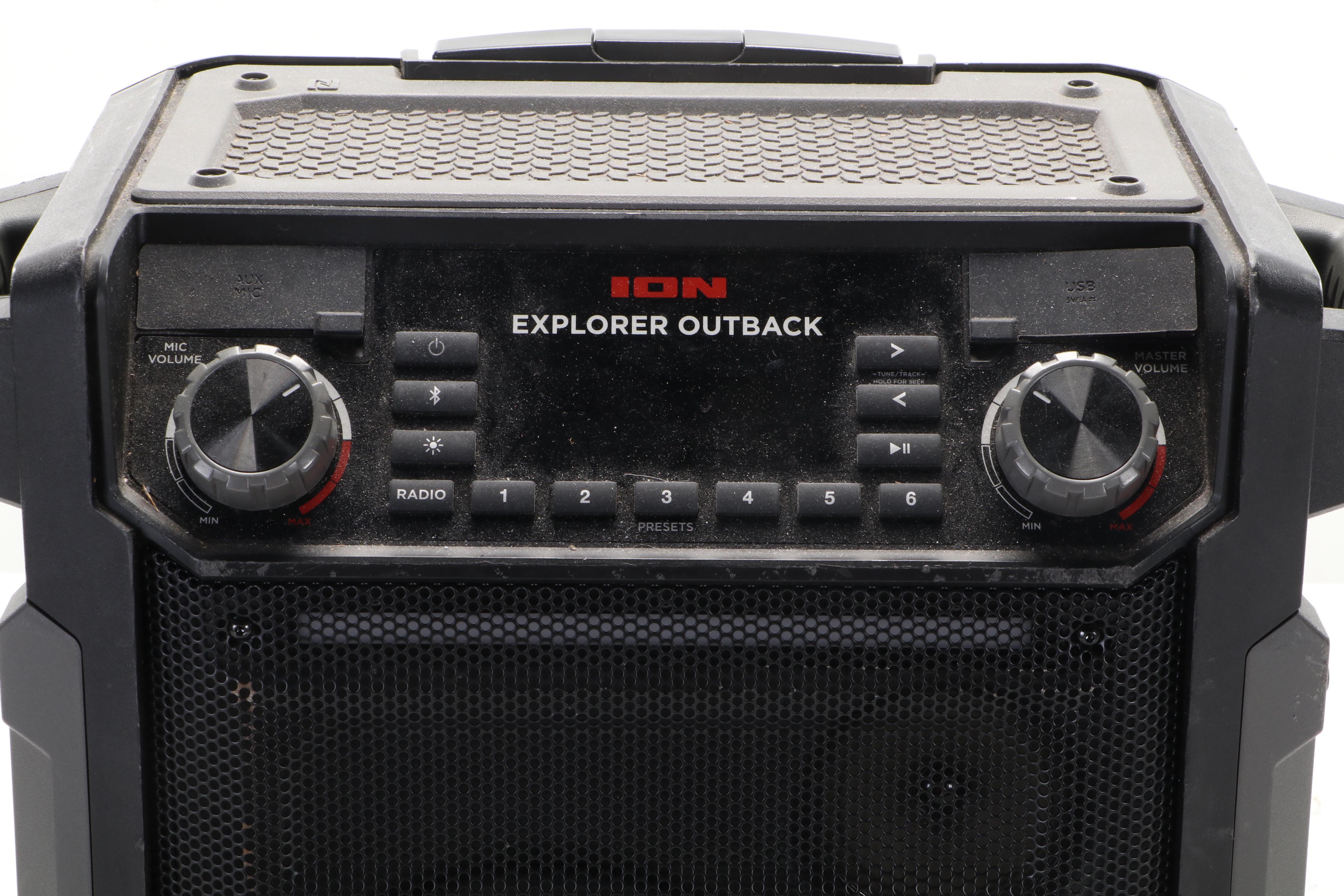 Ion Explorer Outback Bluetooth Speaker for PA System With Microphone