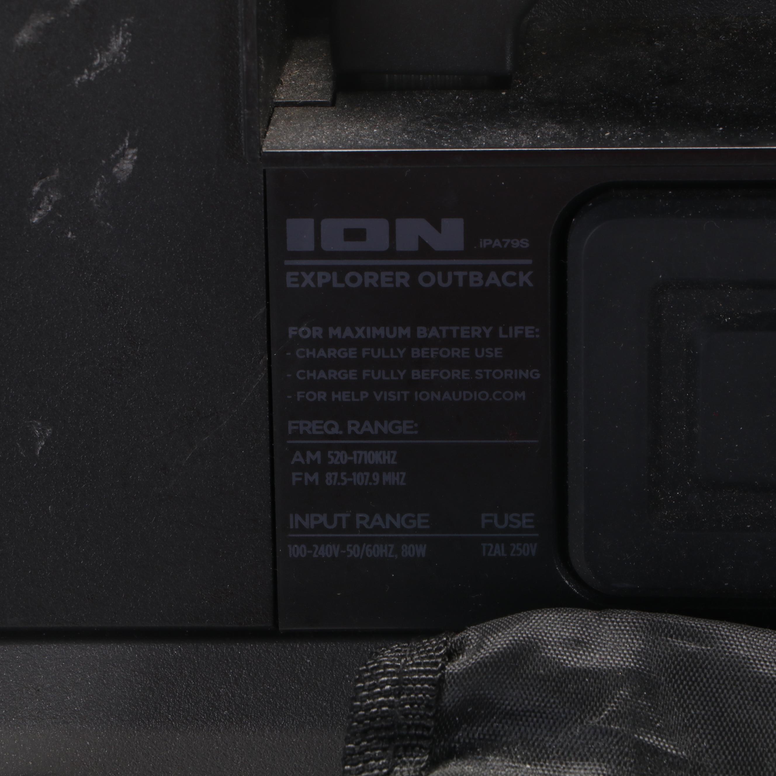 Ion Explorer Outback Bluetooth Speaker for PA System With Microphone