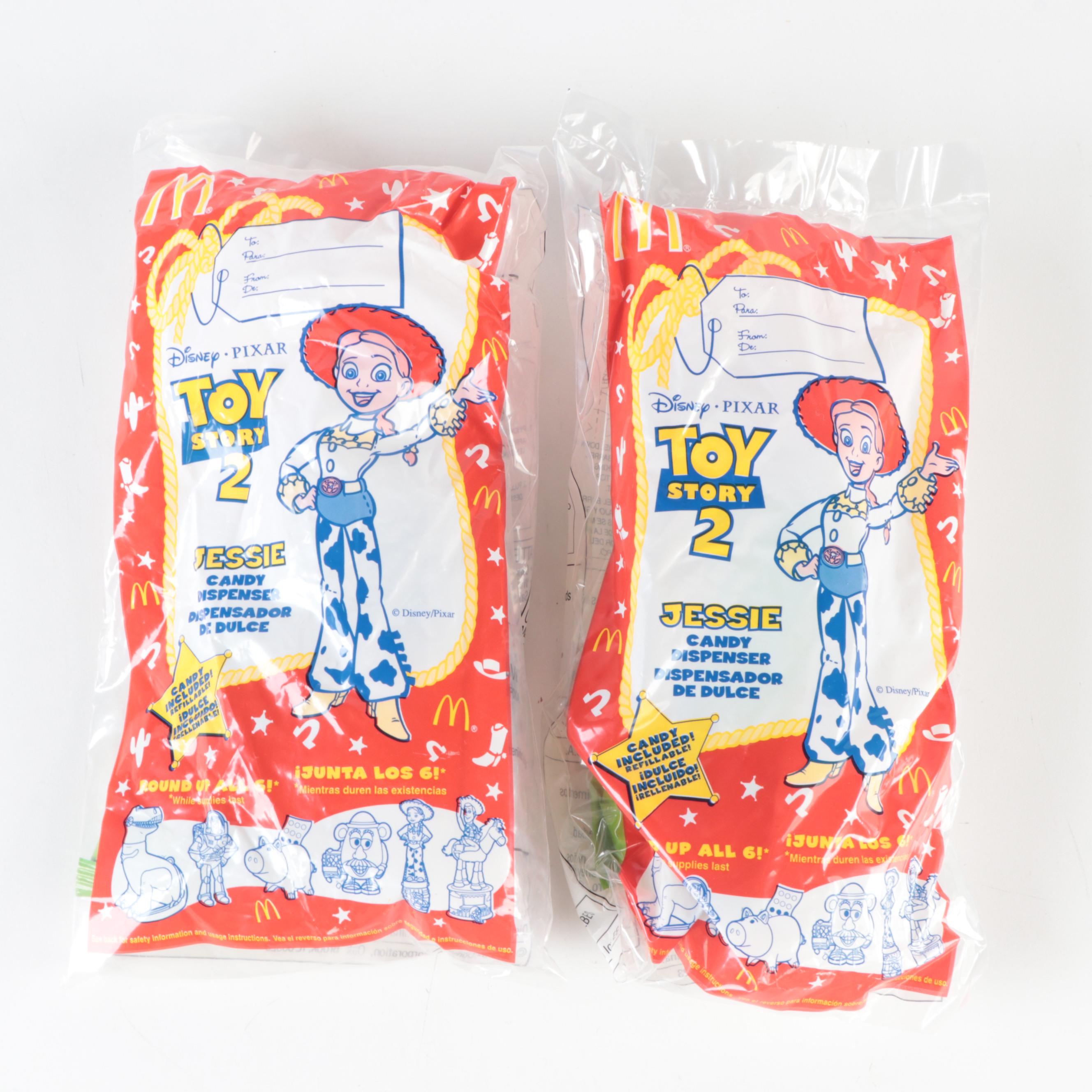 1999 Toy Story 2 Happy Meal Candy Dispensers