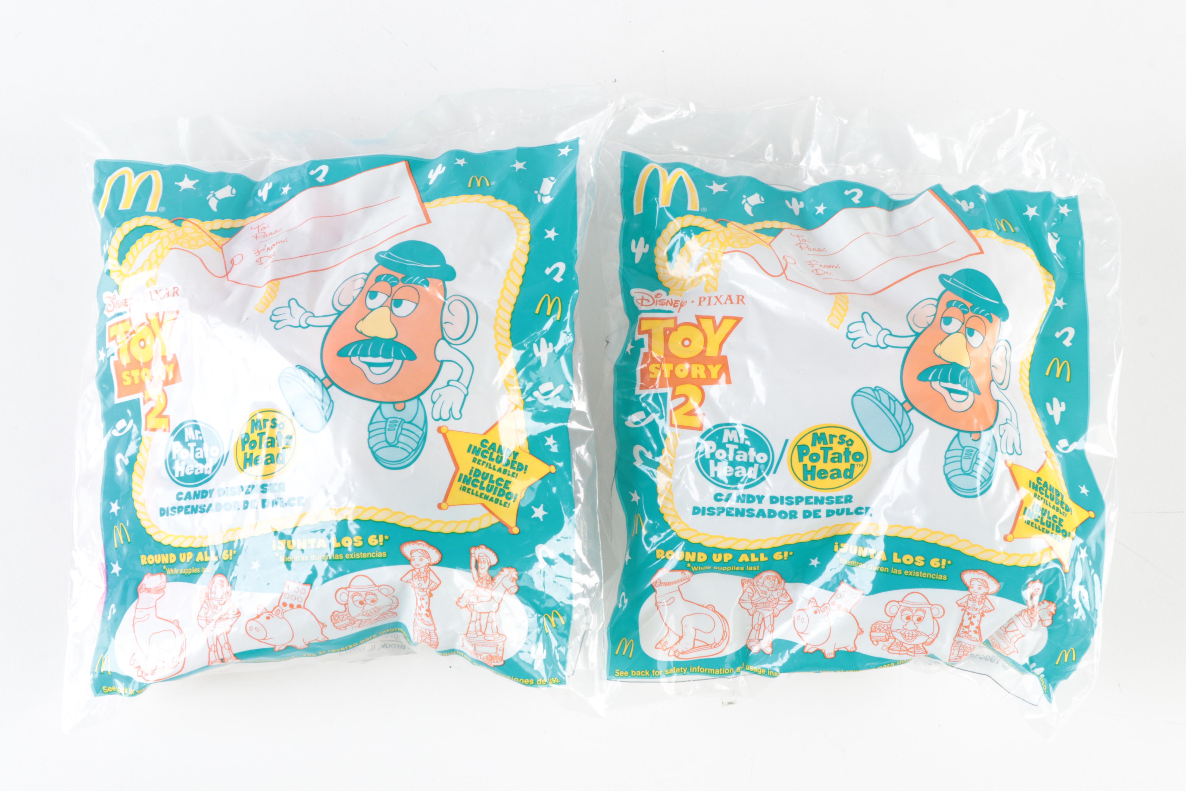 1999 Toy Story 2 Happy Meal Candy Dispensers