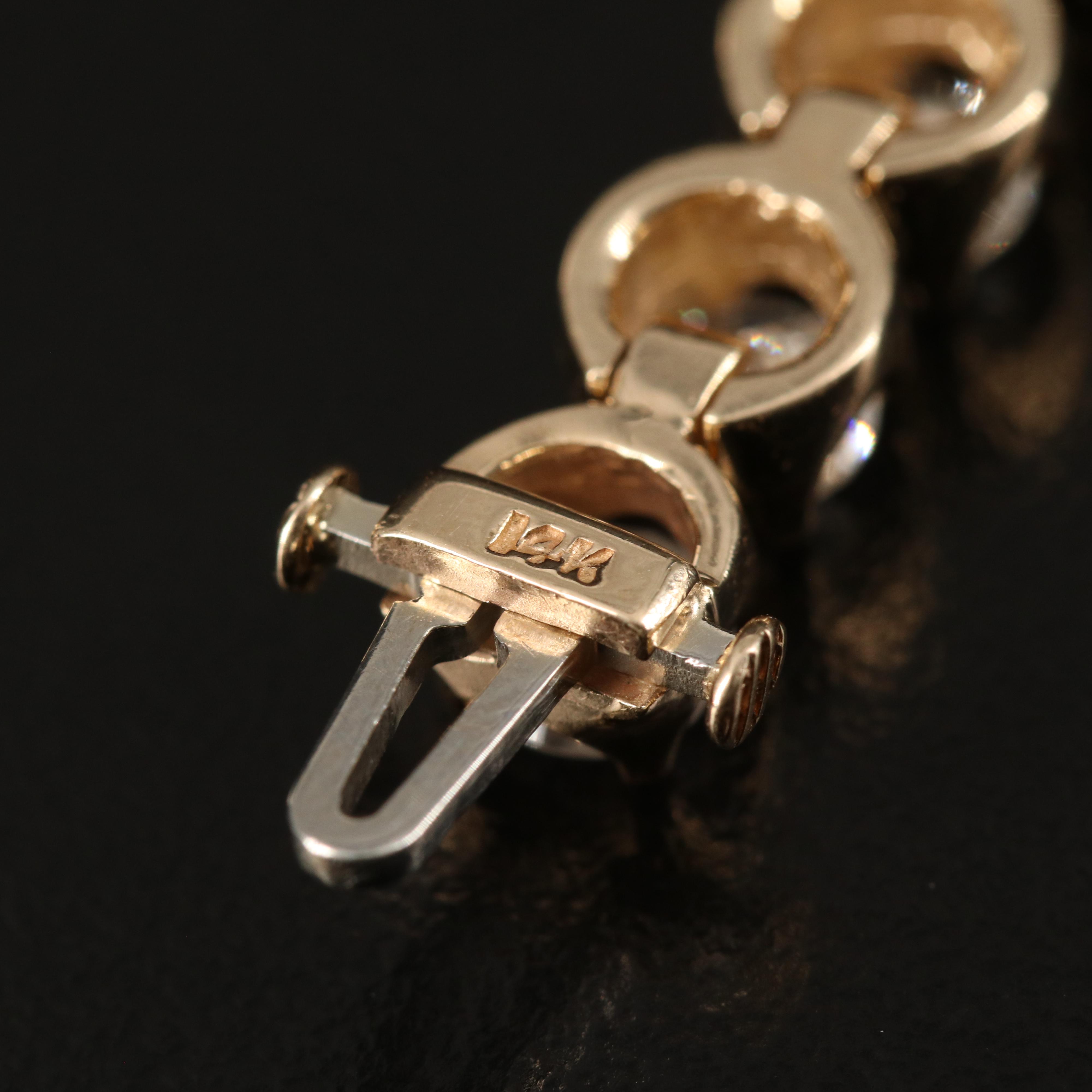 14K 11.05 CTW Diamond Line Bracelet