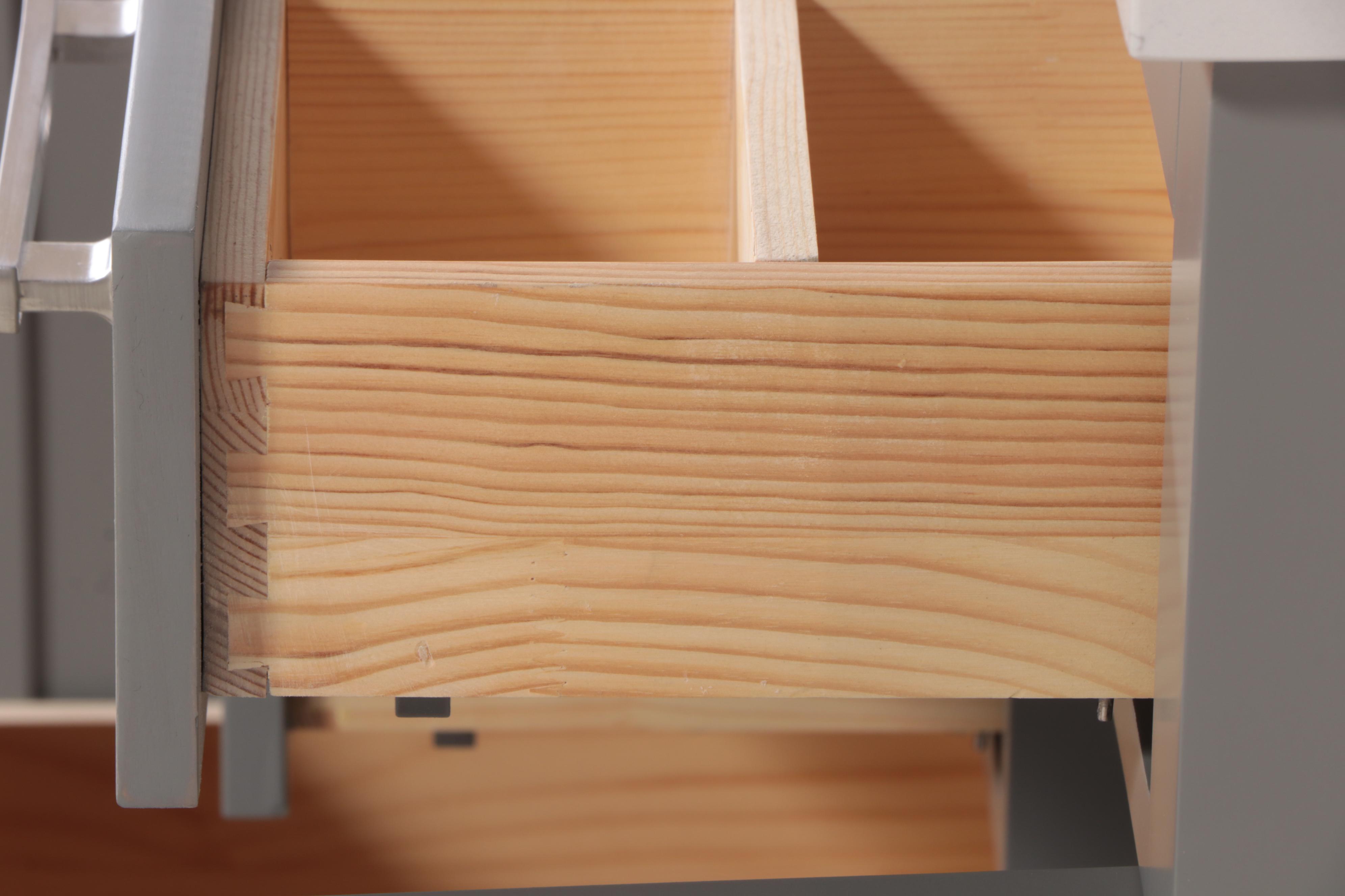 Sterling Rivers "Jasper" Painted Pine, White Top and Single Sink Bathroom Vanity