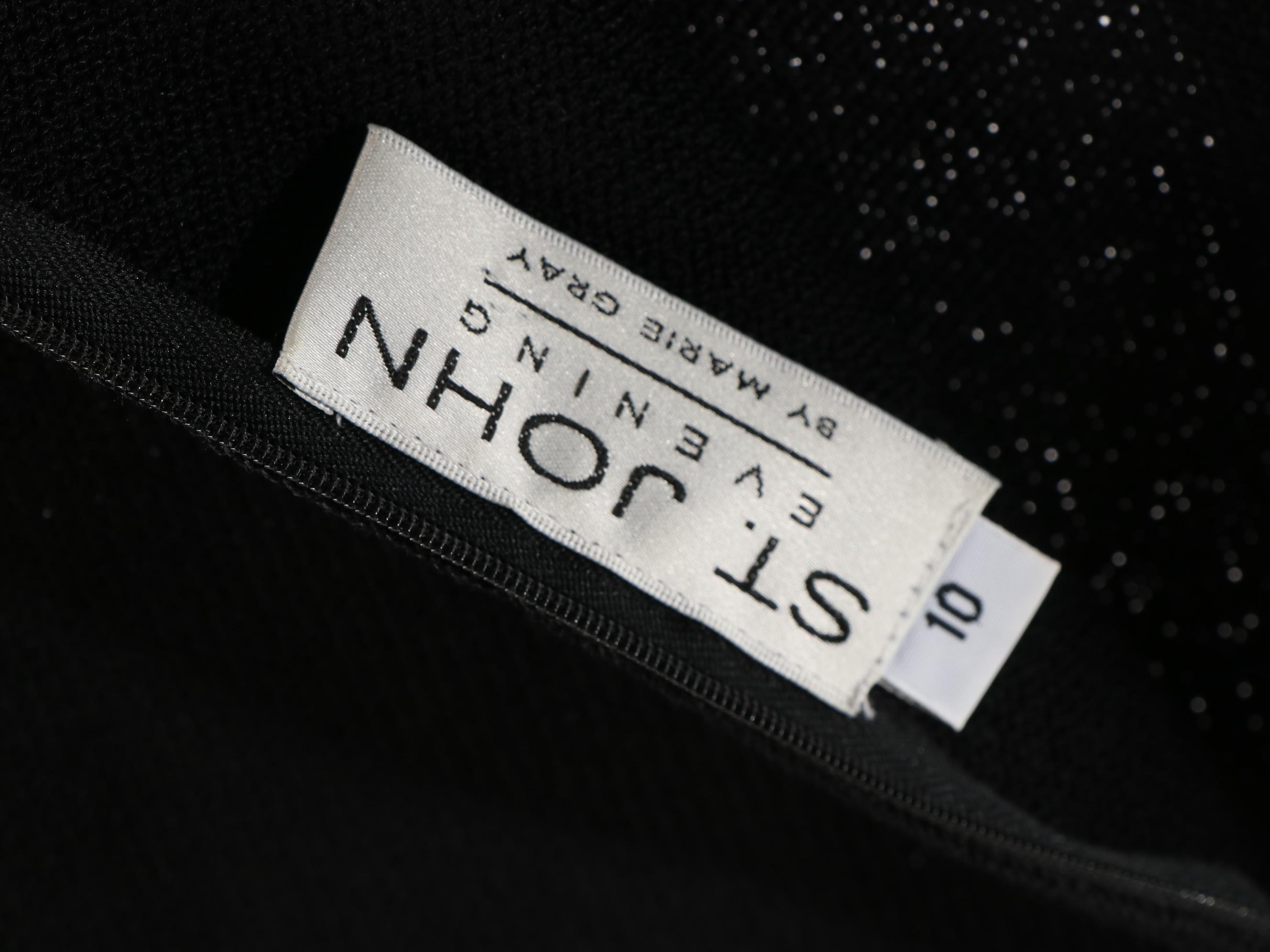 St. John Suiting Jackets, Skirt Suit, Sequin Peplum Top, and Dress with Belt