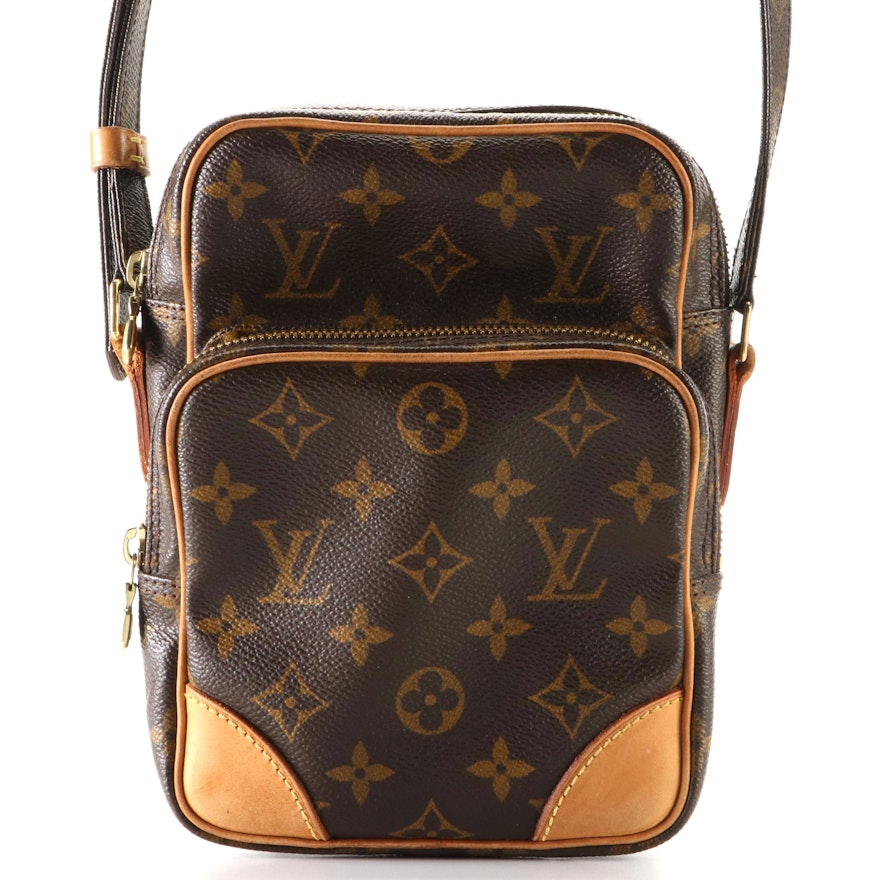 Louis Vuitton Amazone Crossbody Bag in Monogram Canvas/Vachetta Leather