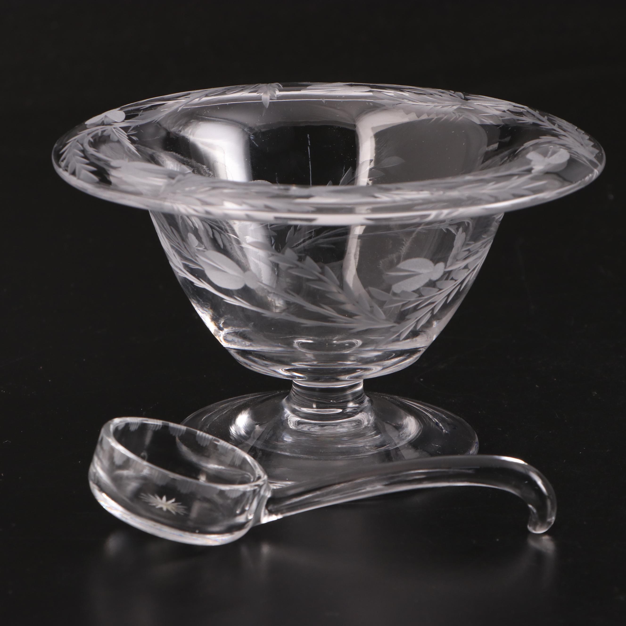 Rock Sharpe Champagne Sherbet Coupes with Other Glass Tableware