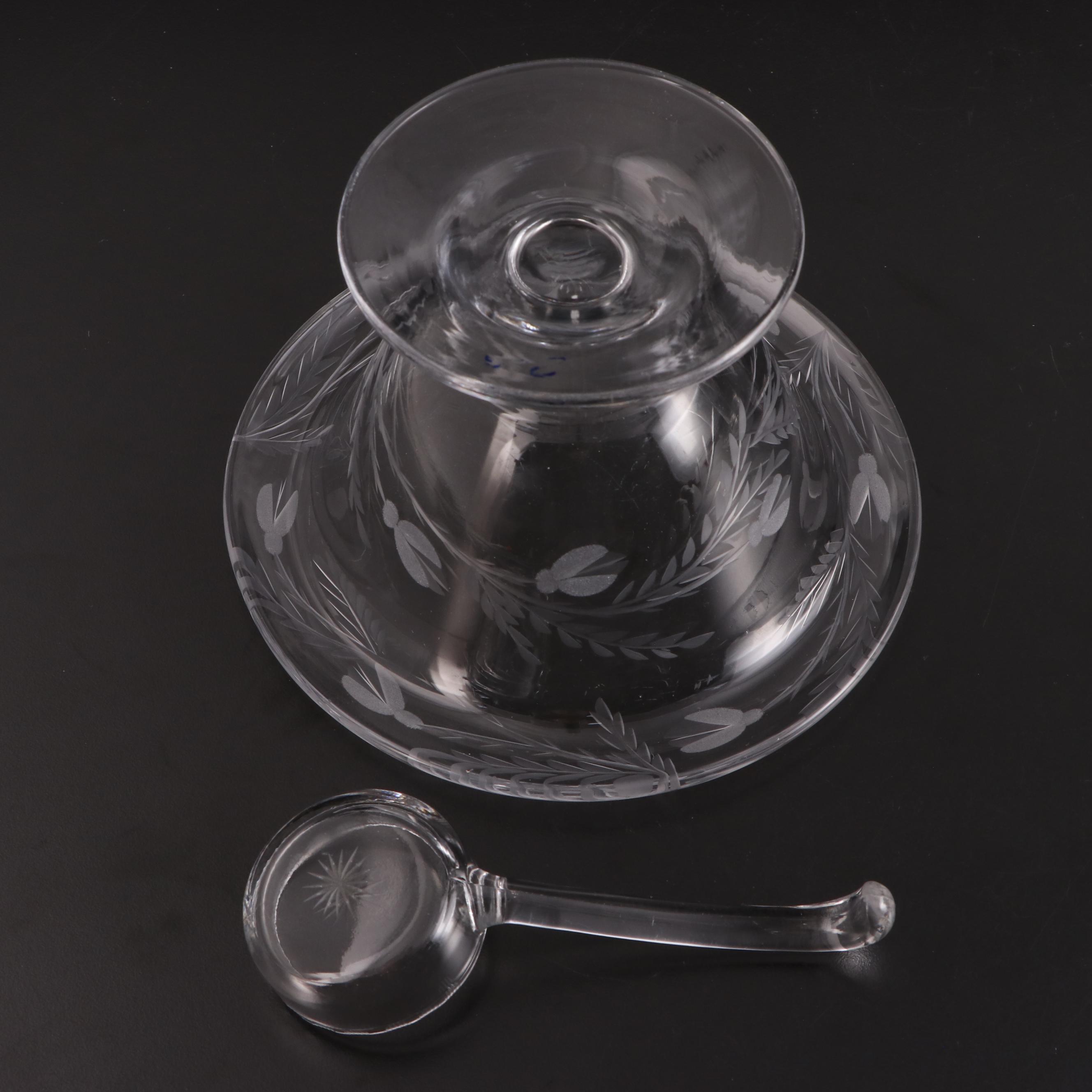 Rock Sharpe Champagne Sherbet Coupes with Other Glass Tableware