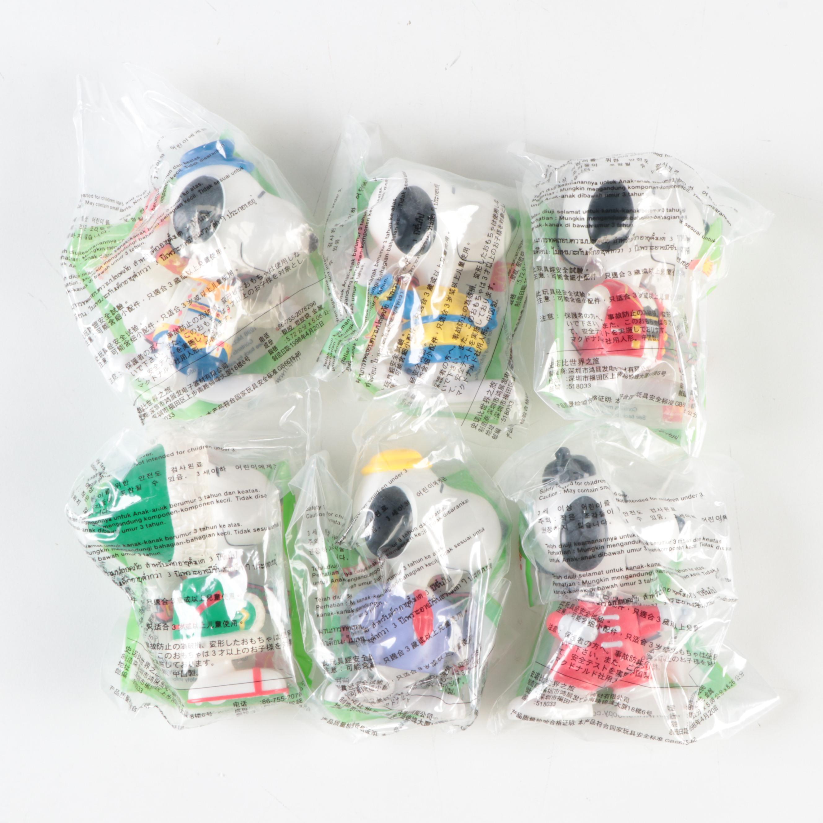 McDonald's Snoopy World Tour Happy Meal Toys, 1998