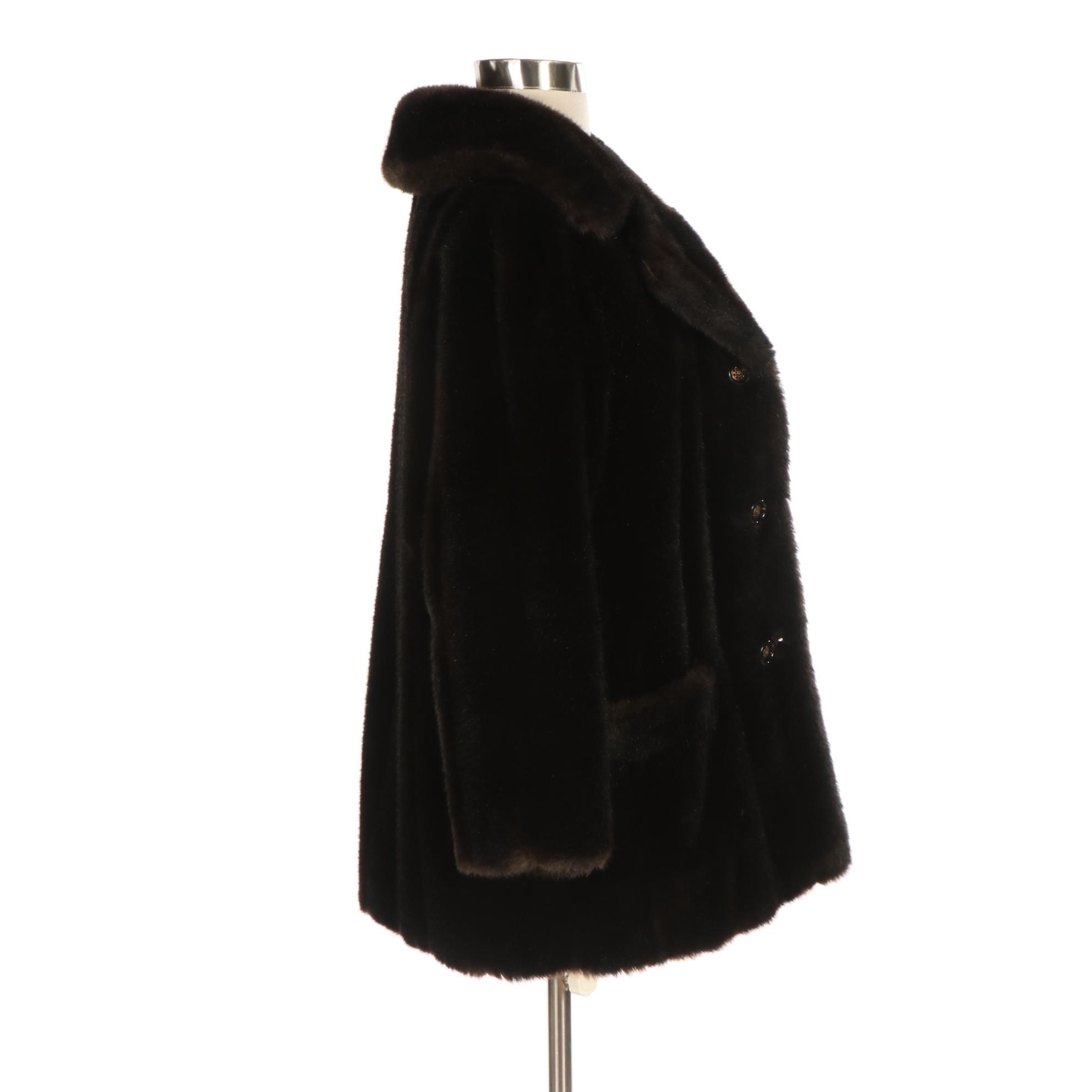 Russel Taylor Plush Jacket in Minçara Faux Fur