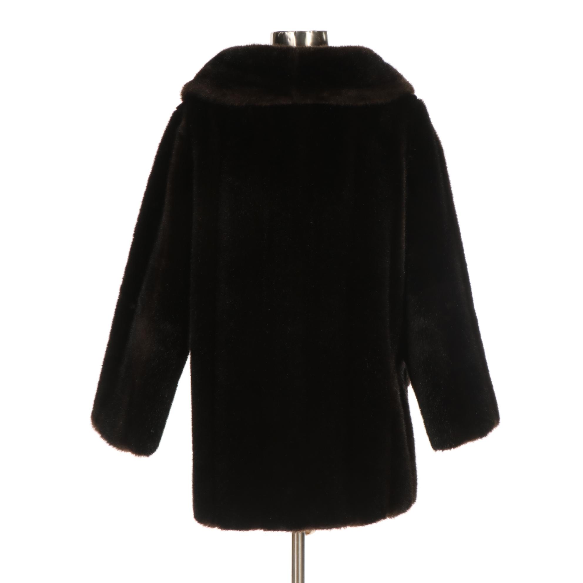 Russel Taylor Plush Jacket in Minçara Faux Fur