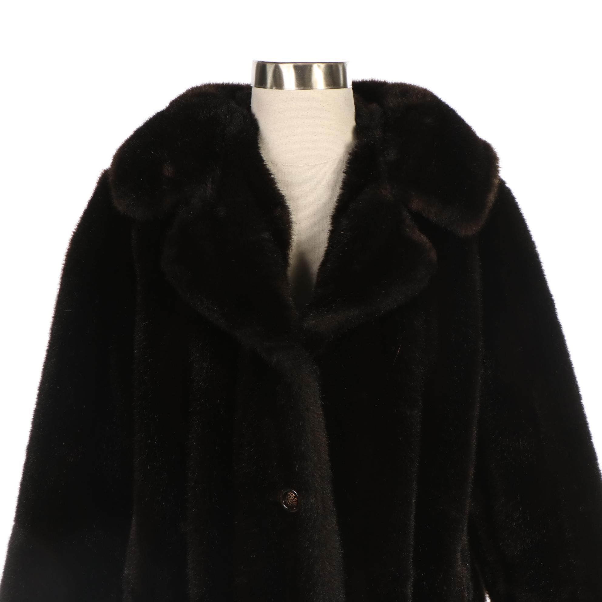 Russel Taylor Plush Jacket in Minçara Faux Fur