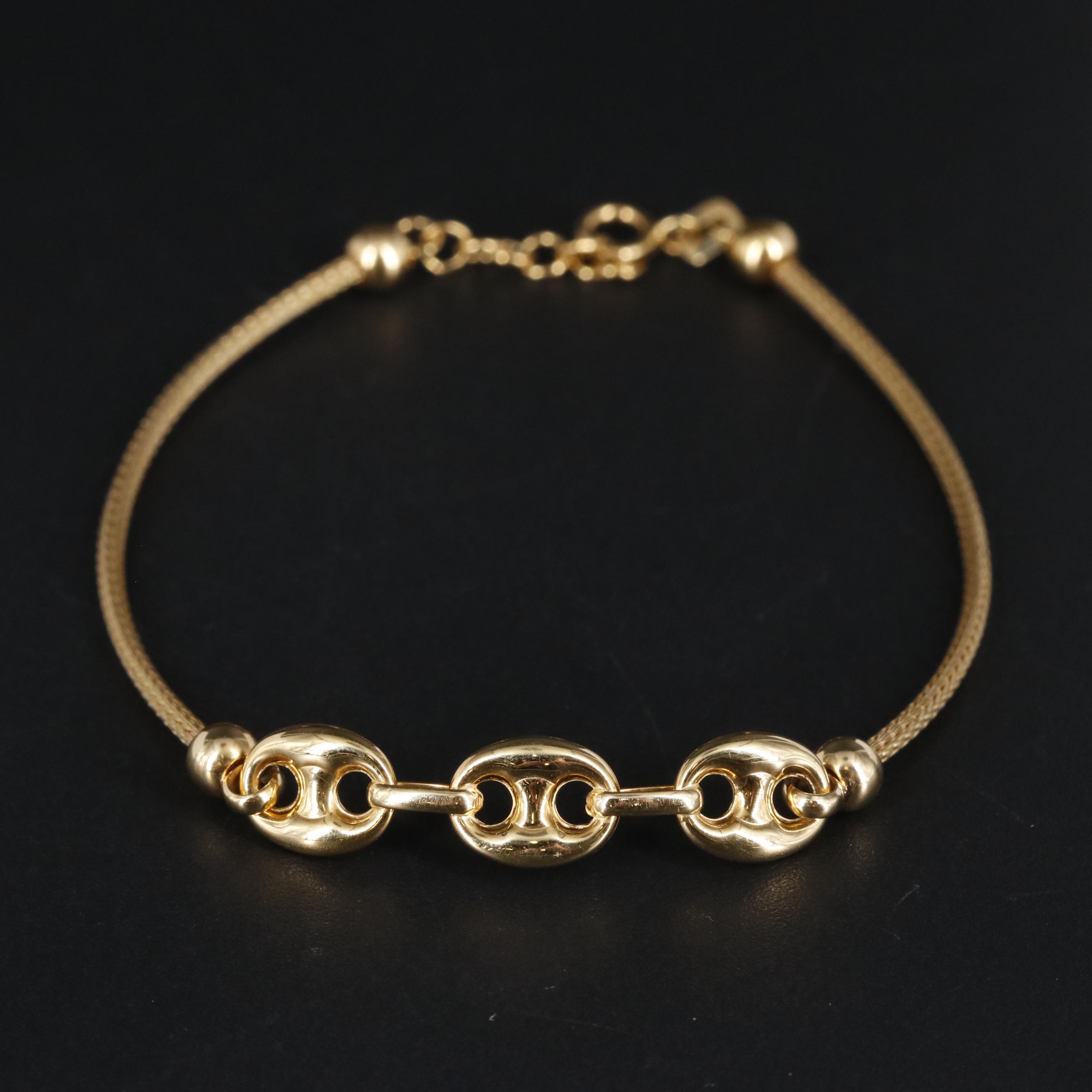 10K Mariner Mesh Bracelet