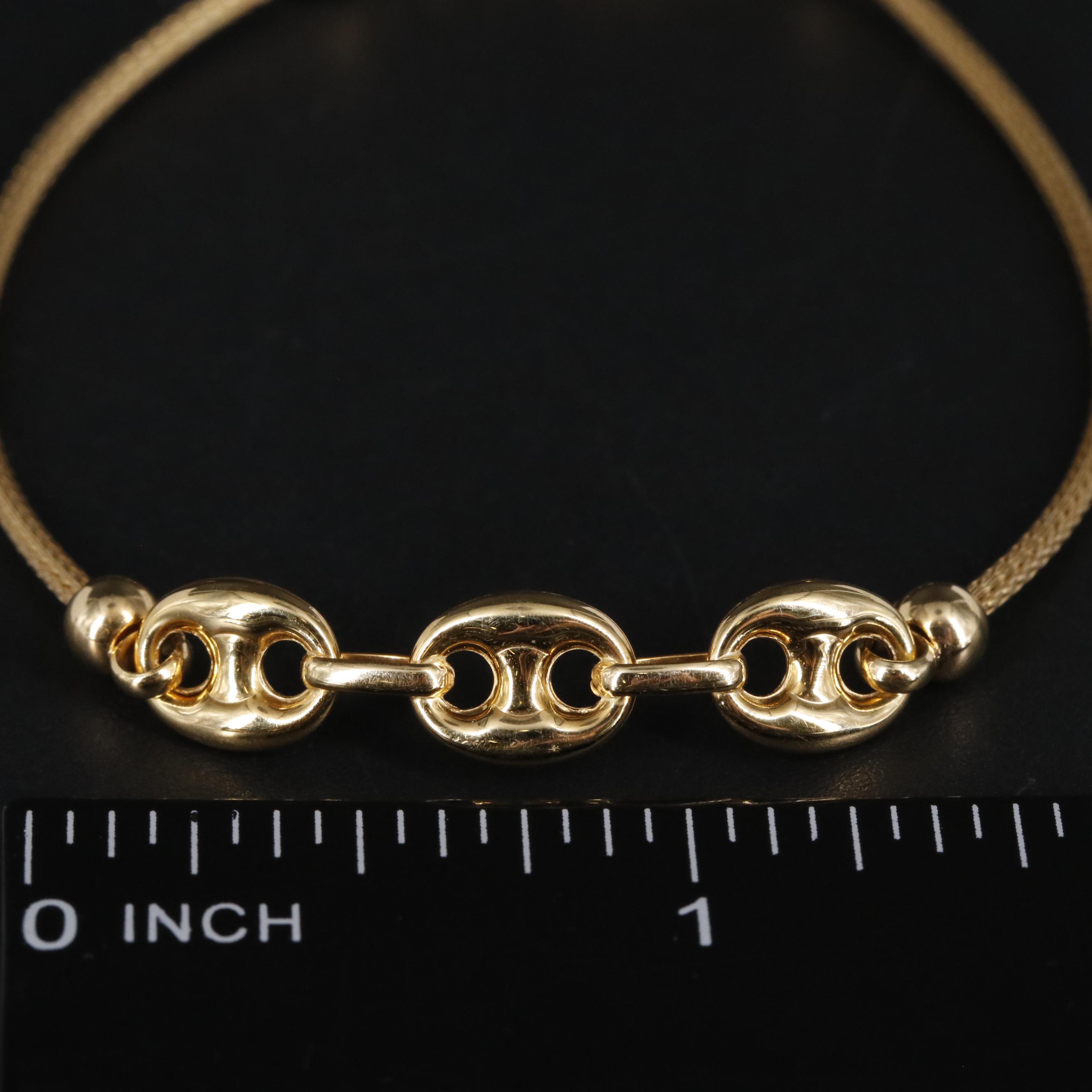 10K Mariner Mesh Bracelet