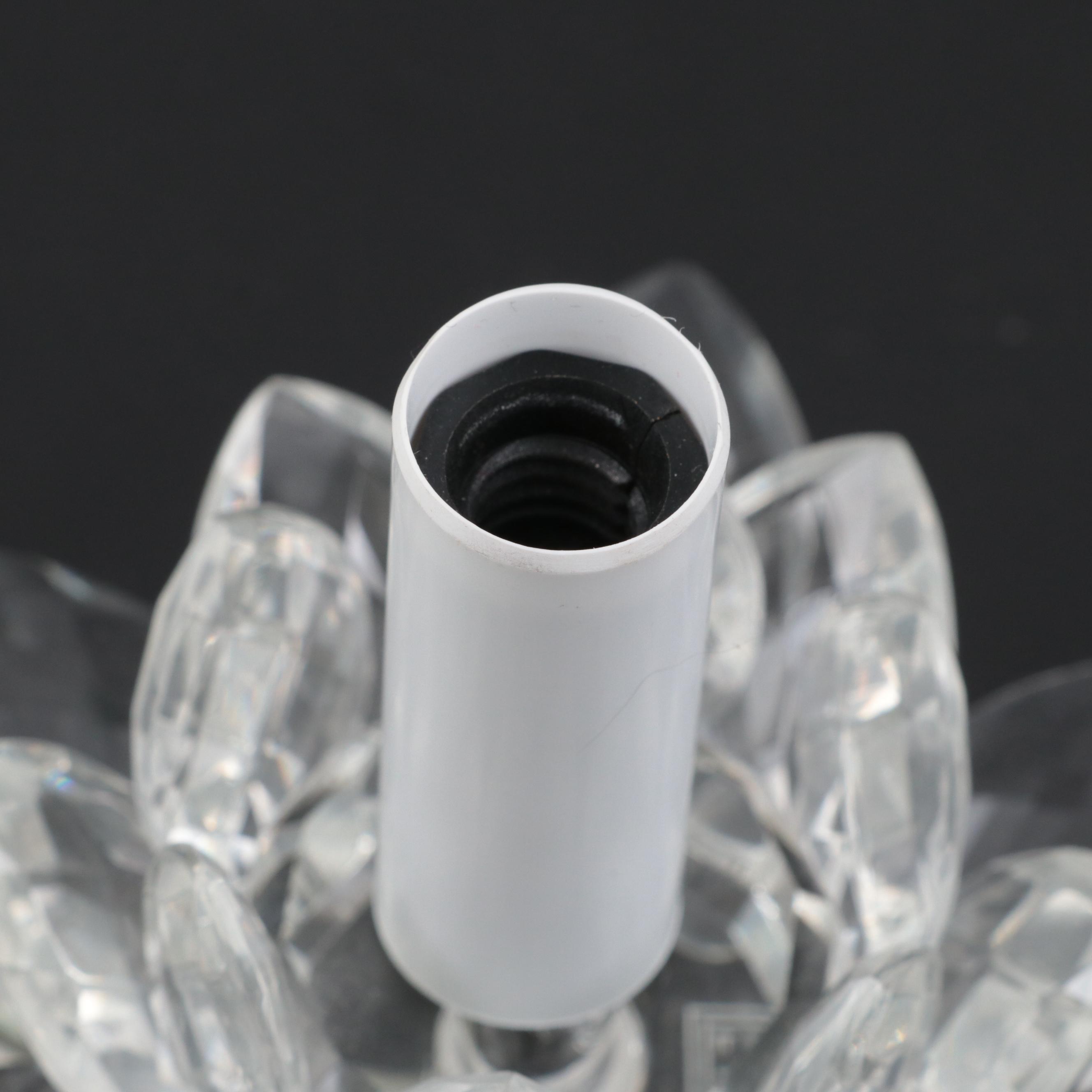 Fifth Avenue Crystal Vanity Lamp with Two Swarovski Swan Figurines and More