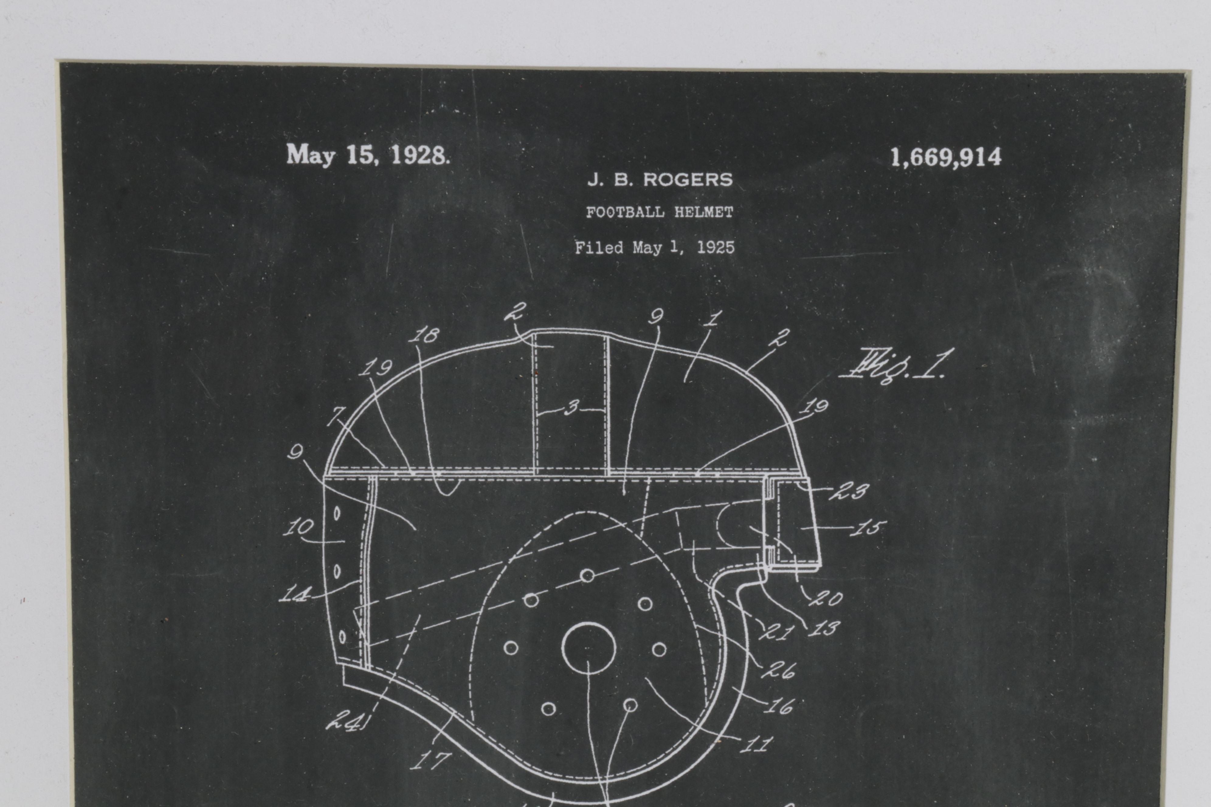 Baseball and Basketball Patent Diagram Giclées, 21st Century