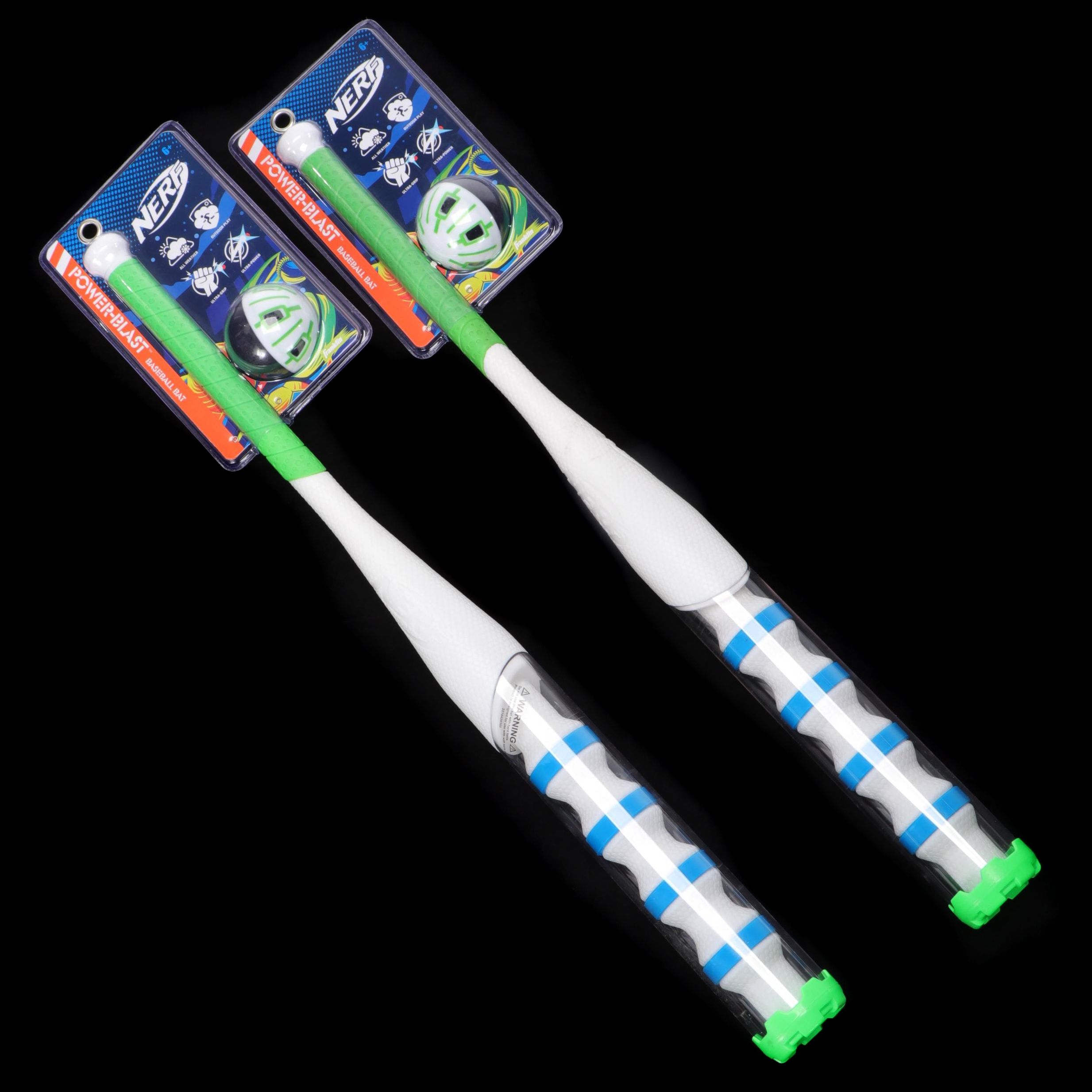 Franklin Sports Nerf Power-Blast Baseball Bat and Ball Set