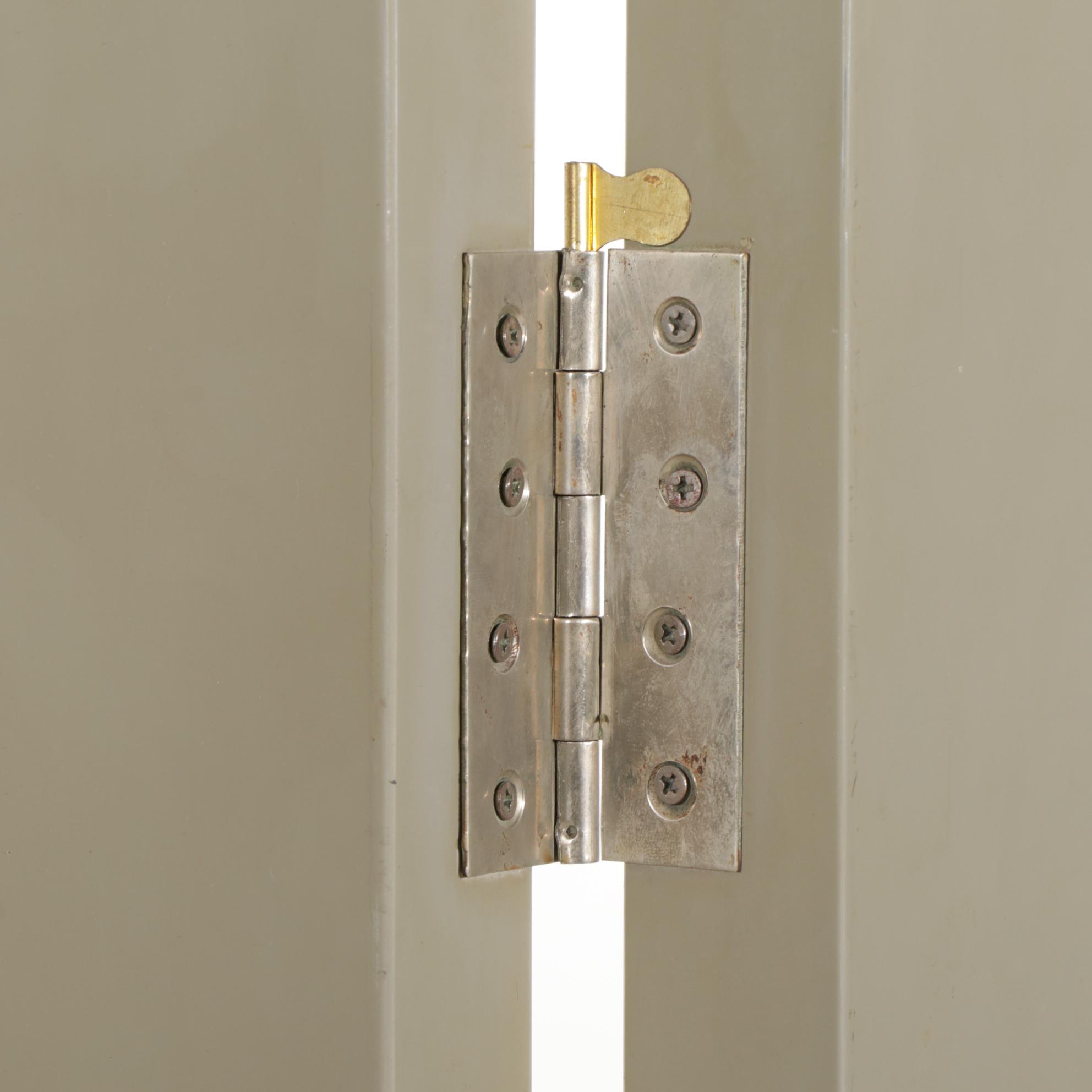 Chinese 4-Panel Lacquered Screen with Carved Stone Flowers, Late 20th Century