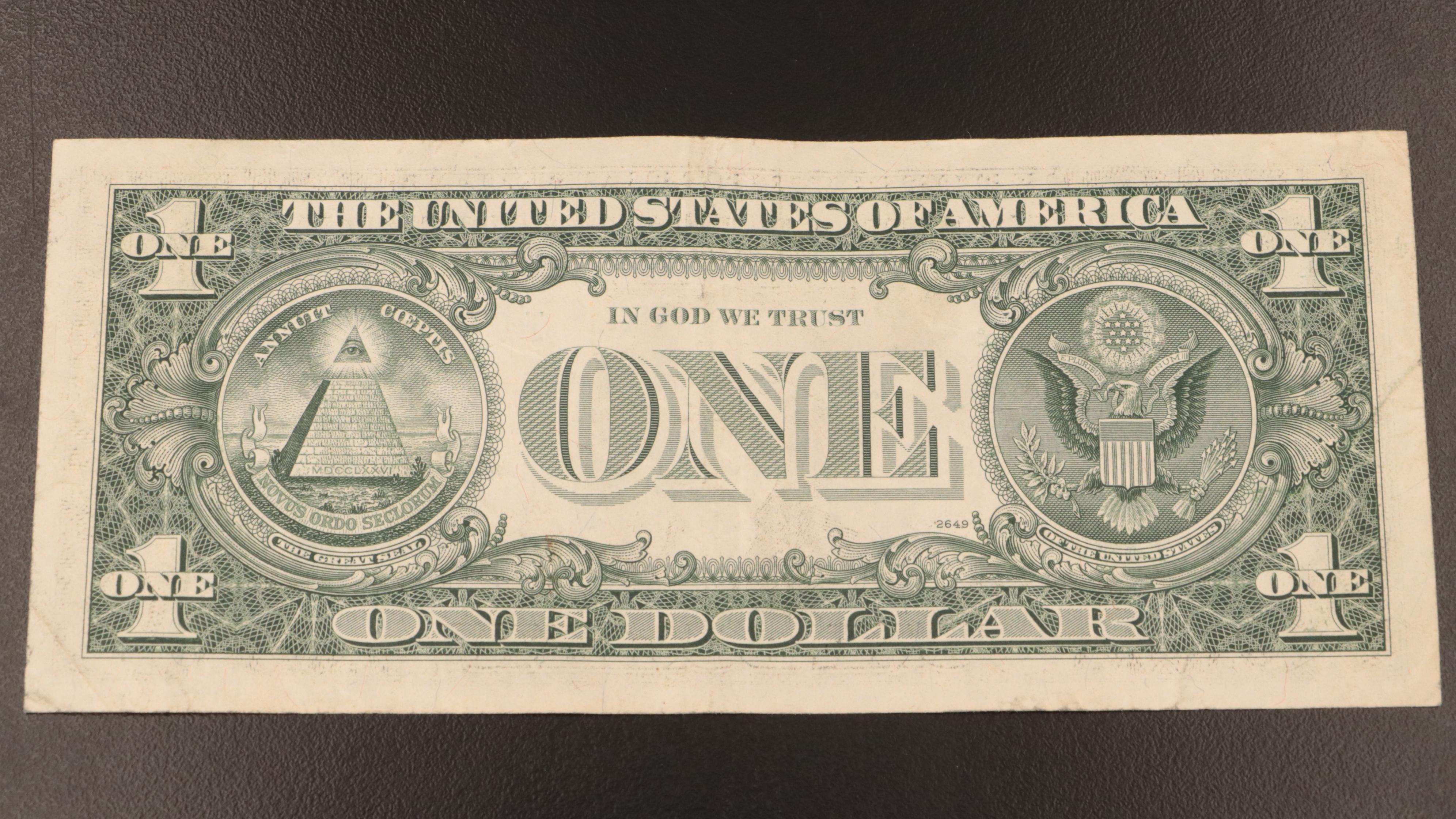 Forty-Four $1 "Star Note" Federal Reserve Notes