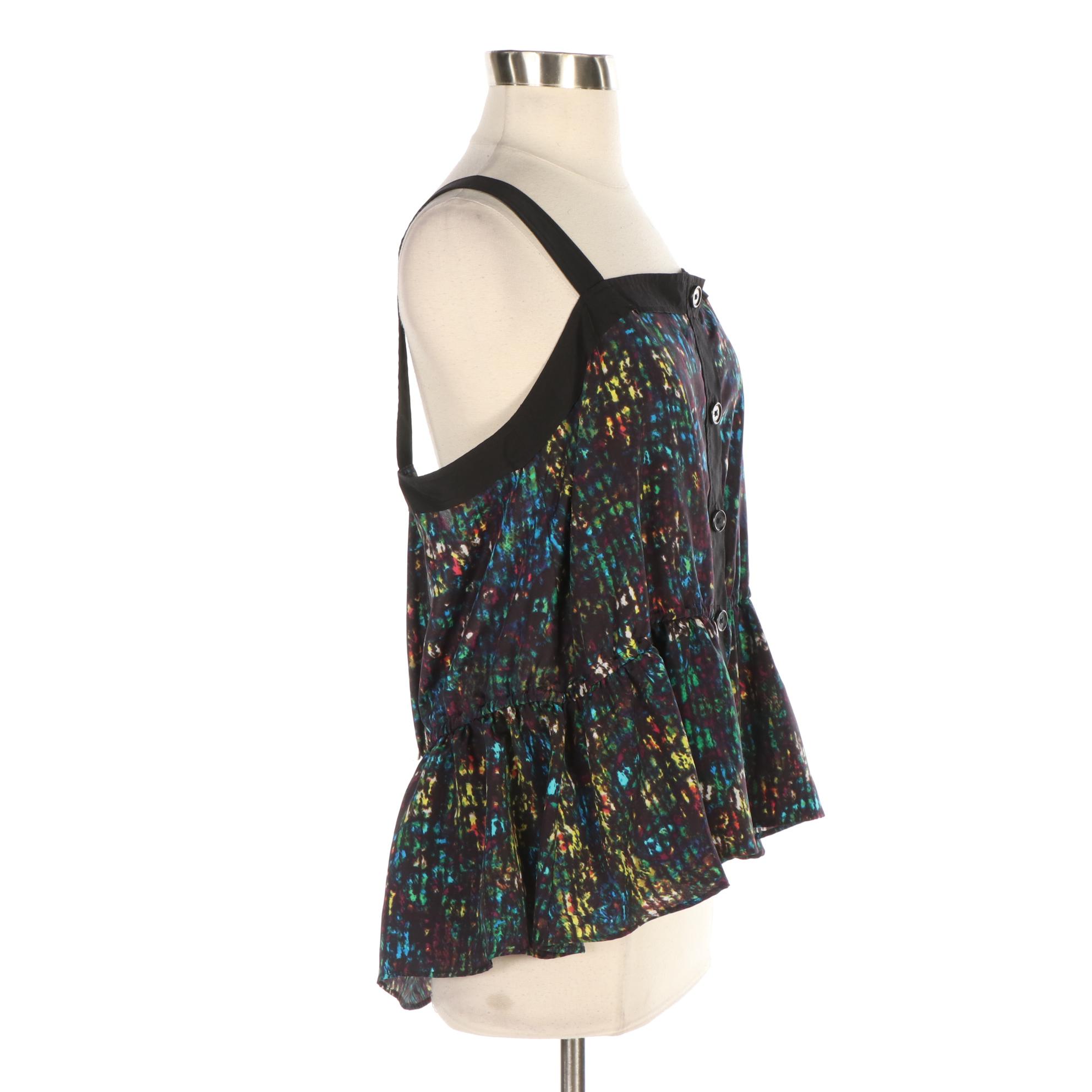 Derek Lam for Design Nation Peplum Top, New with Tag