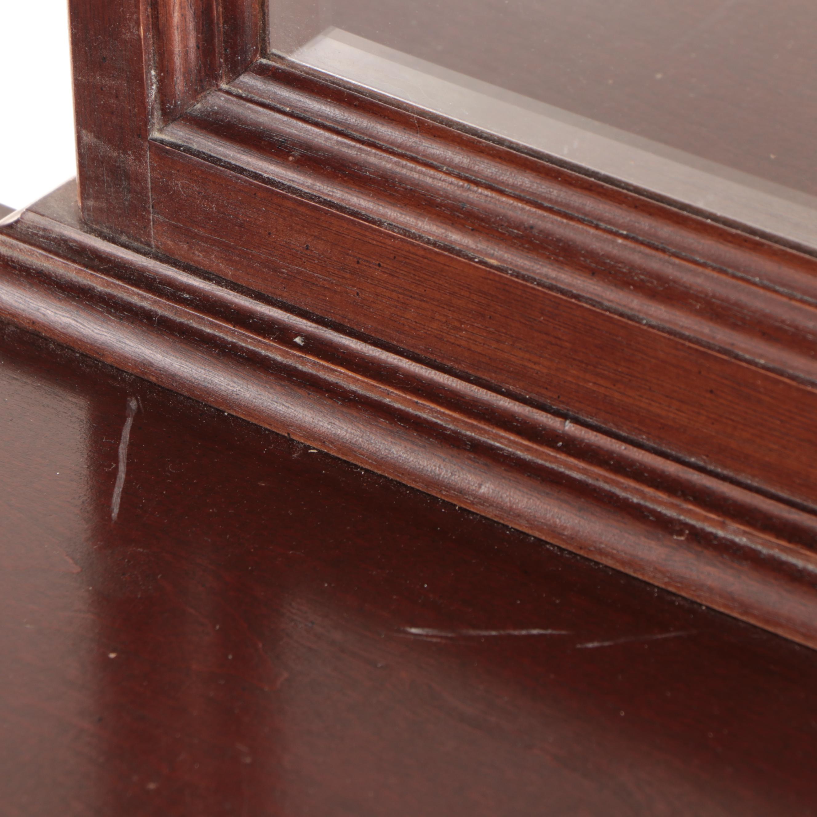 Federal Style Cherrywood and Mahogany-Crossbanded Nine-Drawer Dresser