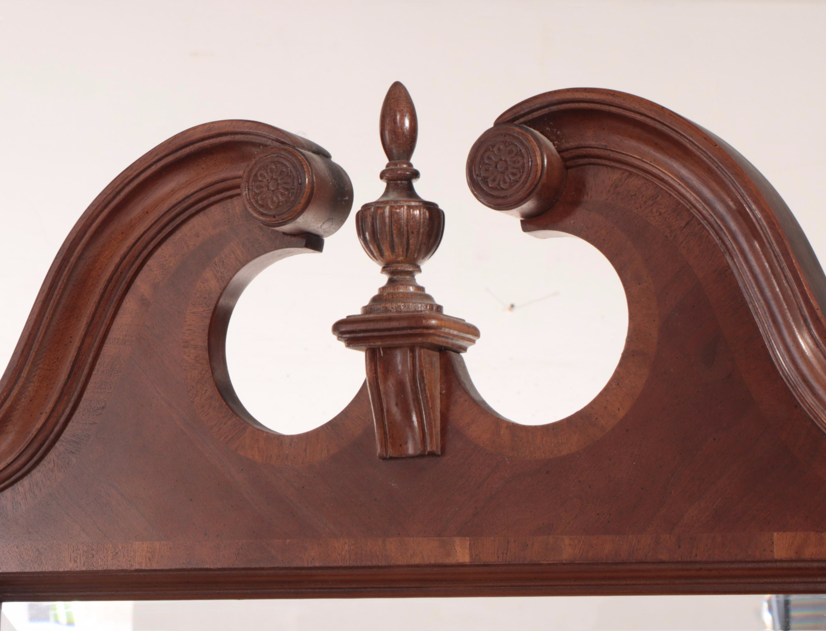 Federal Style Cherrywood and Mahogany-Crossbanded Nine-Drawer Dresser