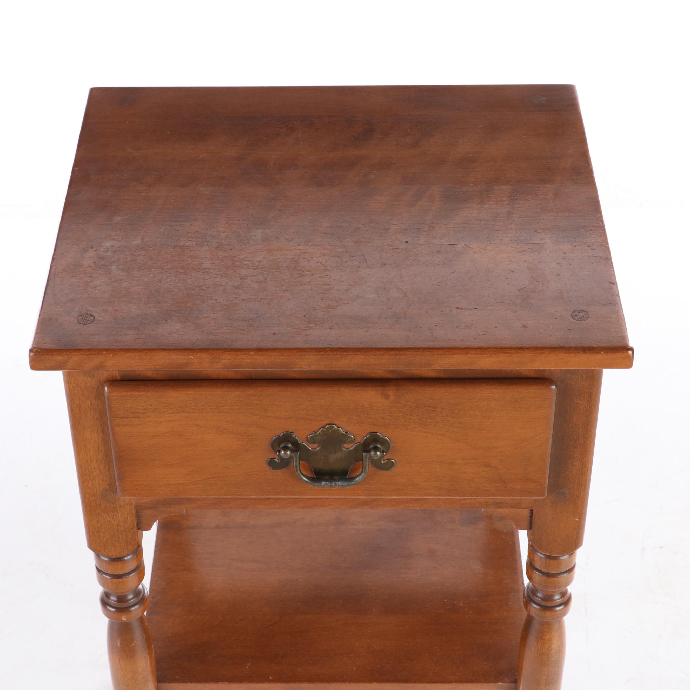 Two Side Tables, Including Ethan Allen by Baumritter and Garden Ridge