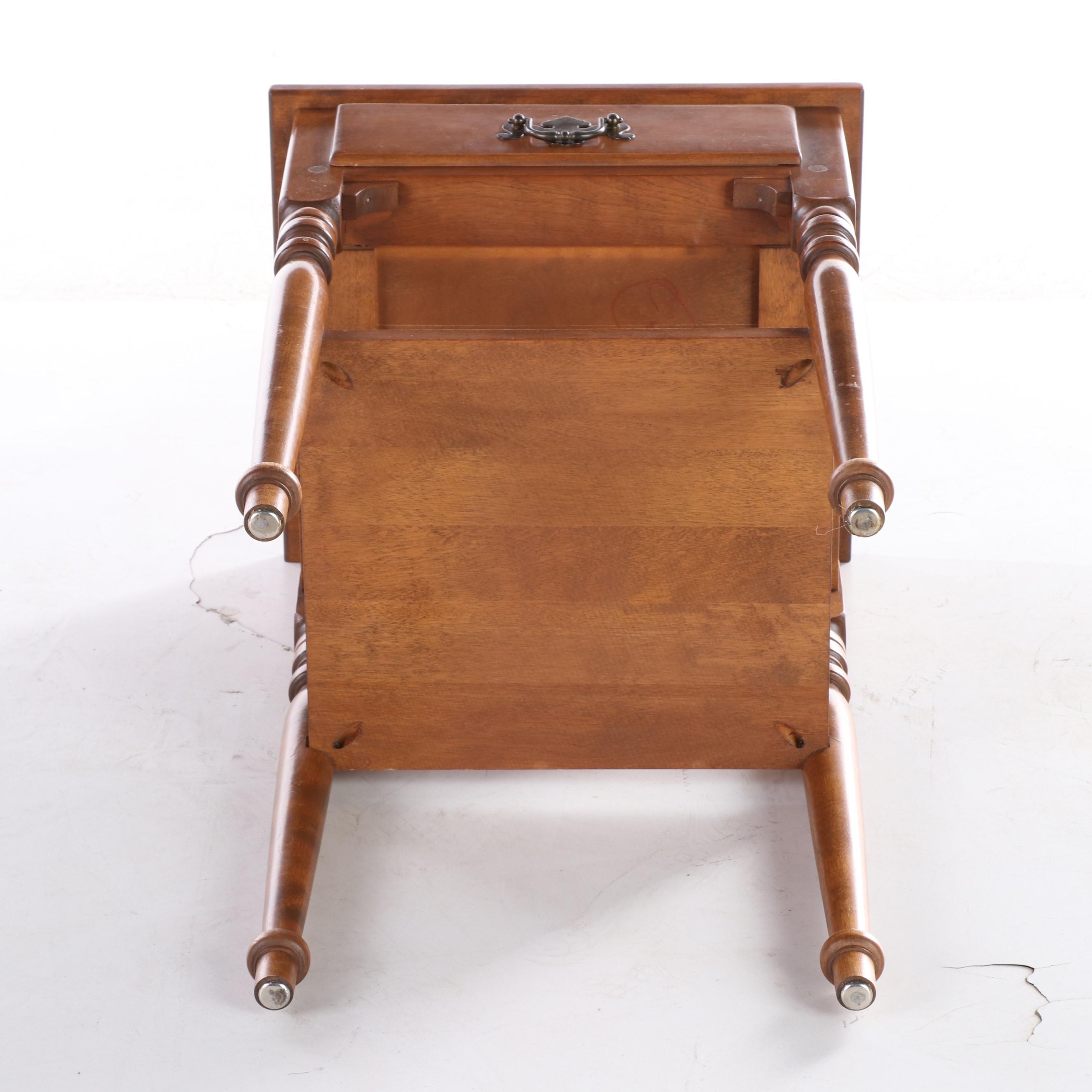 Two Side Tables, Including Ethan Allen by Baumritter and Garden Ridge