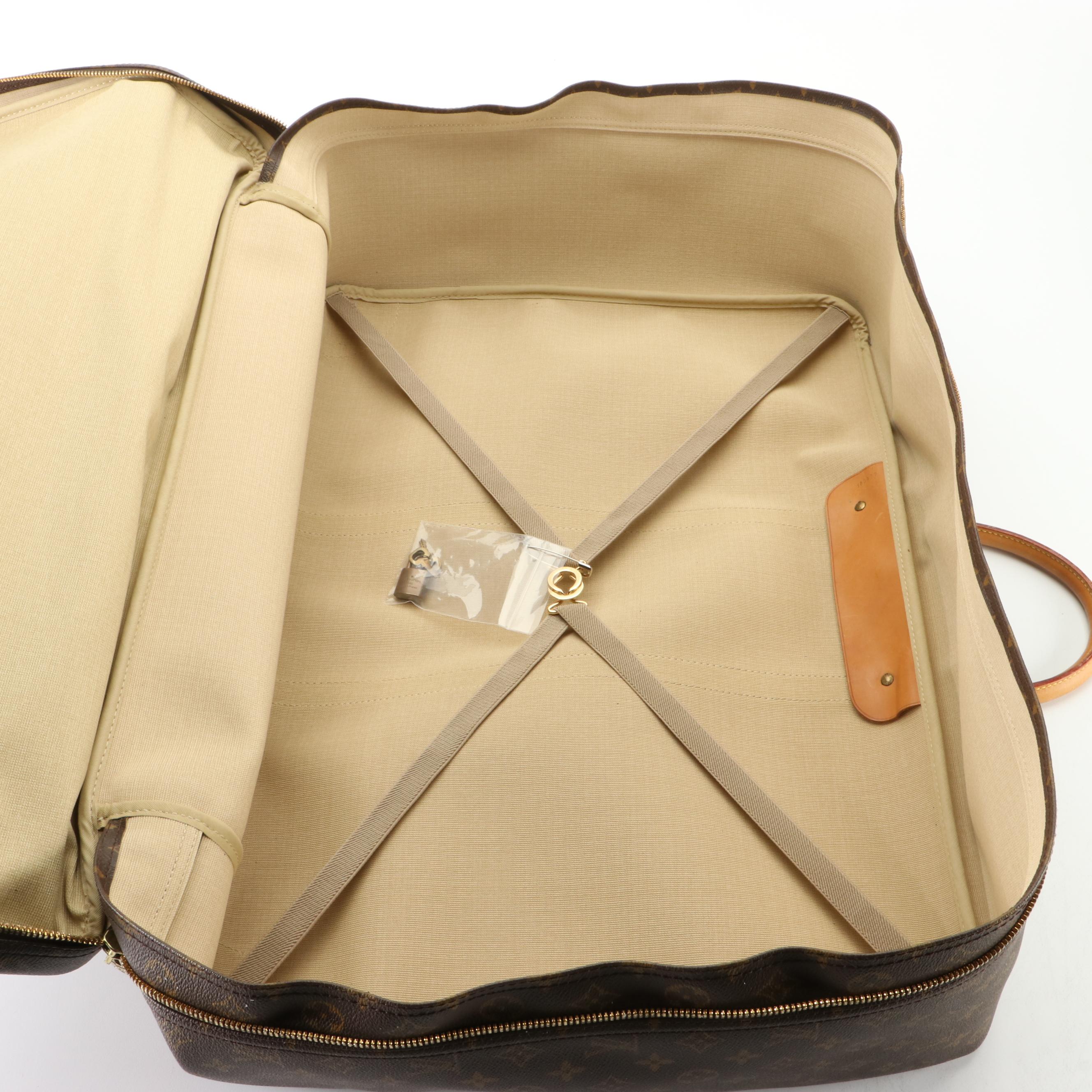 Louis Vuitton Sirius 65 Soft Suitcase in Monogram Canvas and Vachetta Leather