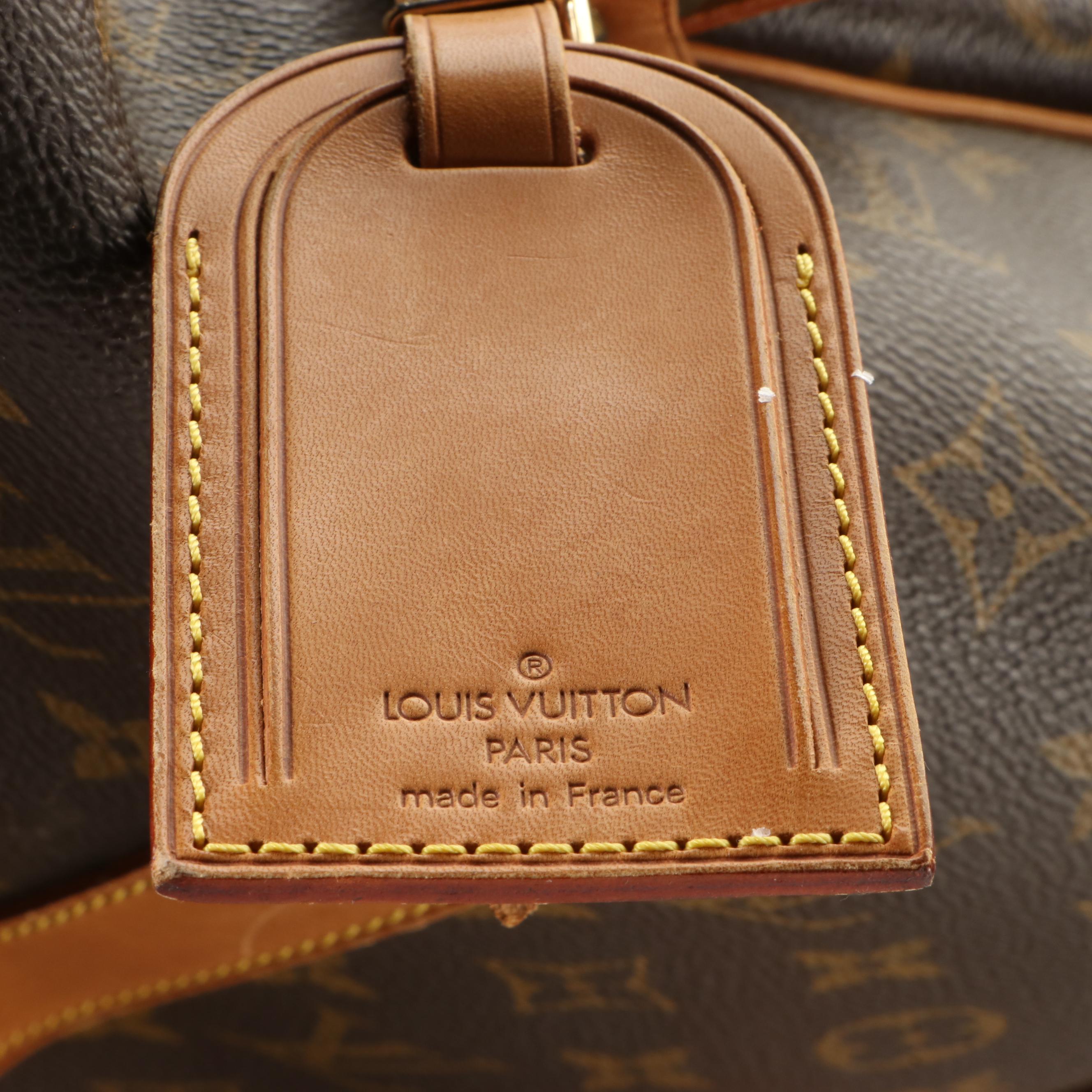 Louis Vuitton Sirius 65 Soft Suitcase in Monogram Canvas and Vachetta Leather