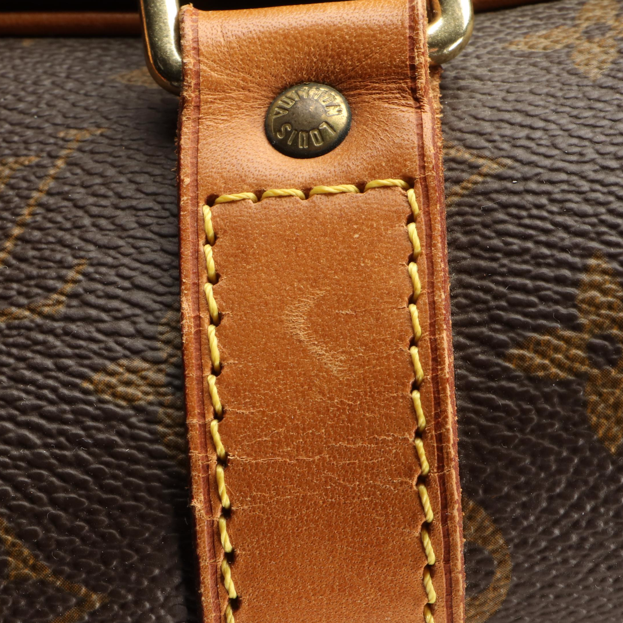 Louis Vuitton Sirius 65 Soft Suitcase in Monogram Canvas and Vachetta Leather