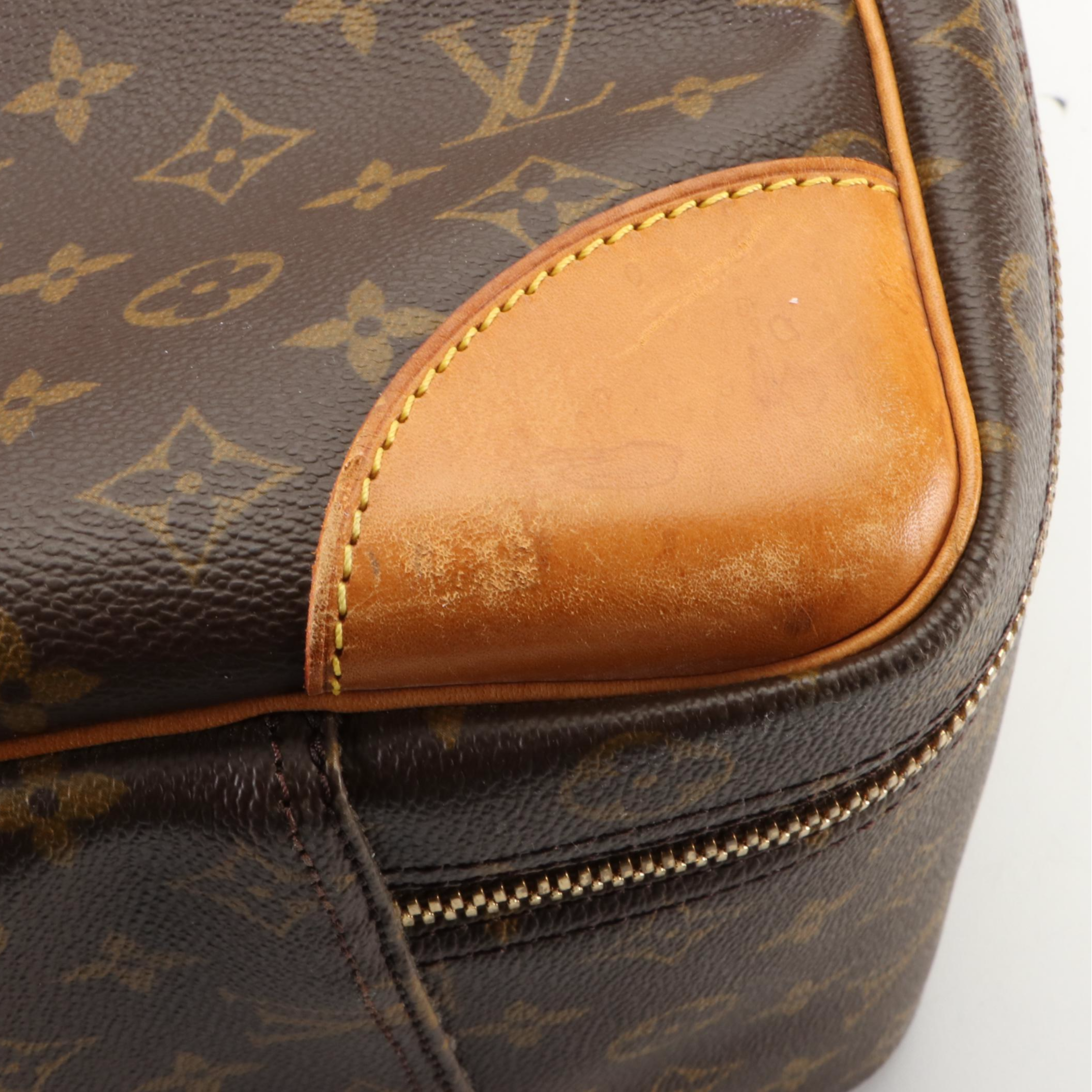Louis Vuitton Sirius 65 Soft Suitcase in Monogram Canvas and Vachetta Leather