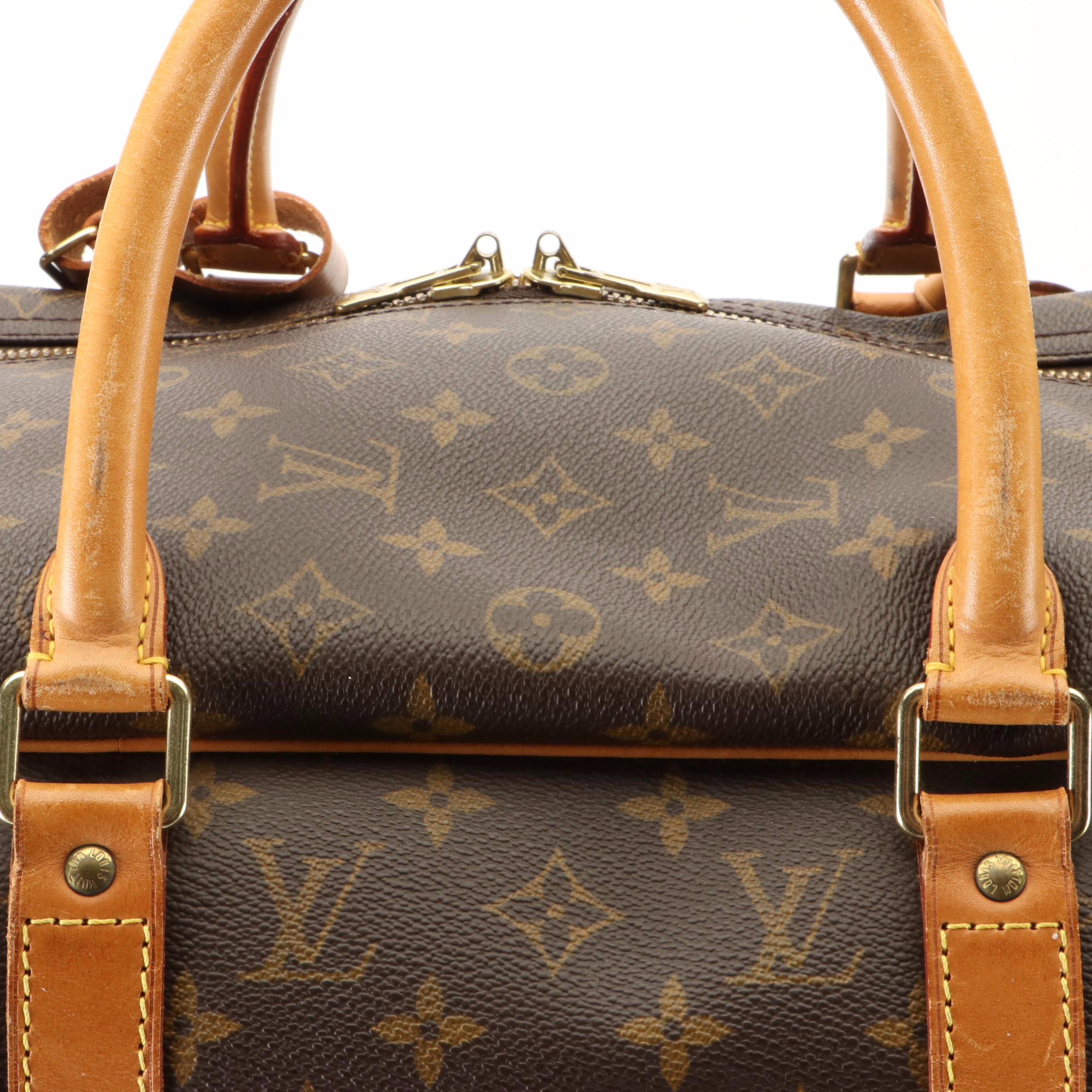 Louis Vuitton Sirius 65 Soft Suitcase in Monogram Canvas and Vachetta Leather