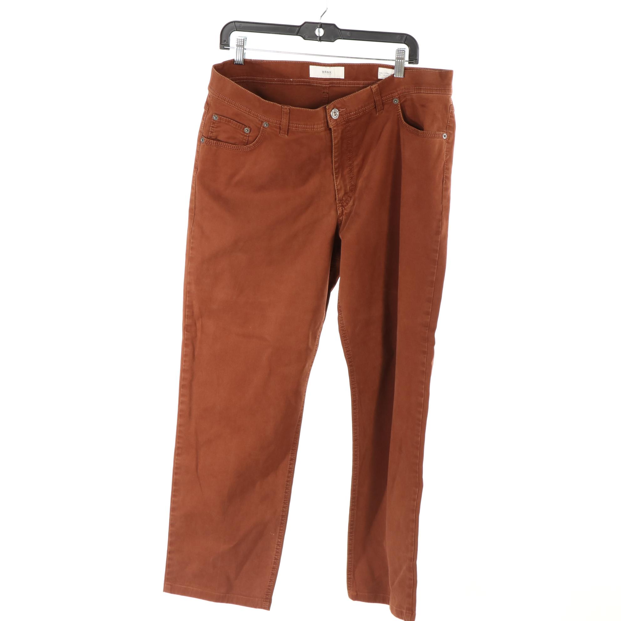 Kut Skinny Pants, Bocaccio Check Pants, and Brax Cooper Fancy Five Pocket Jeans