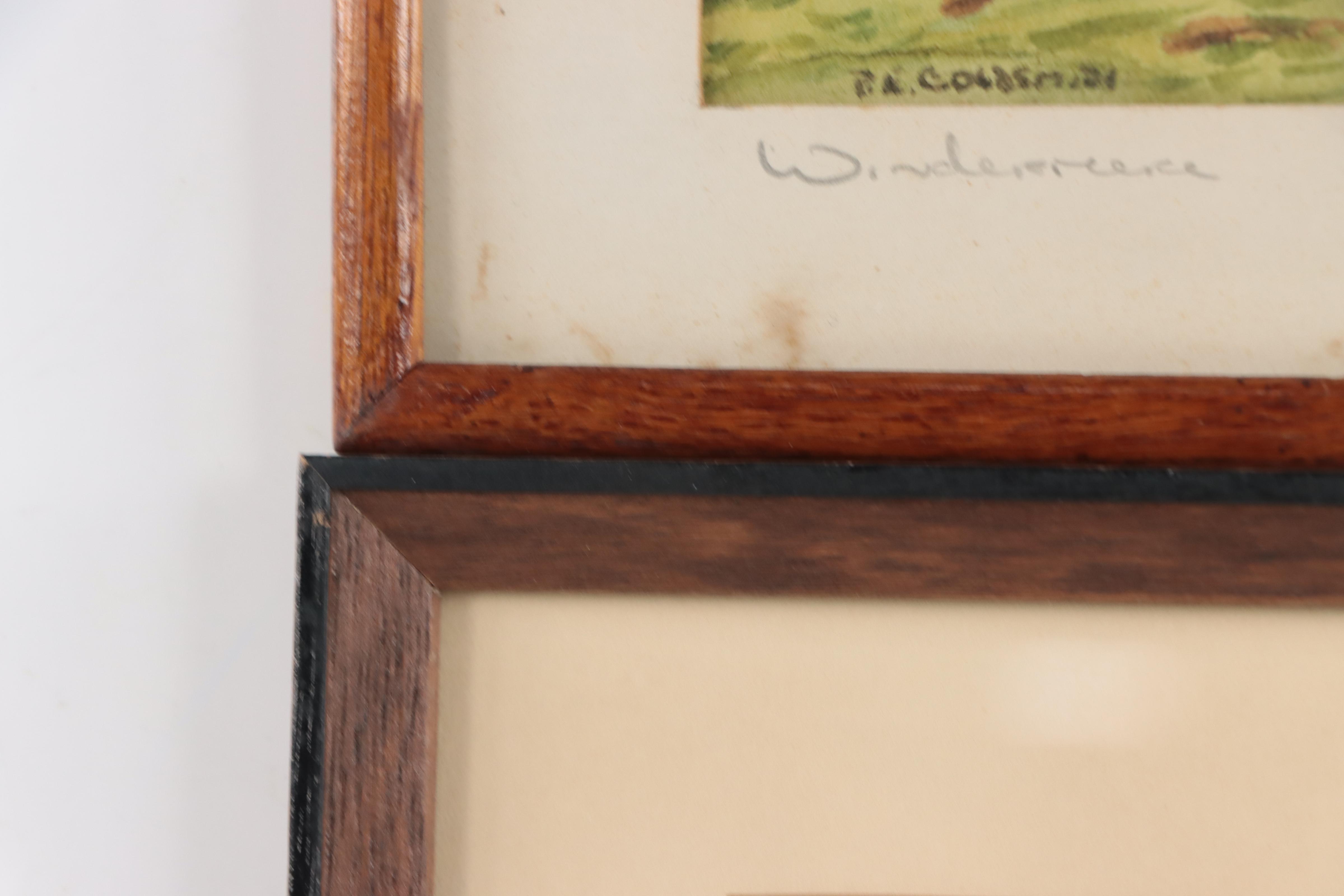 Bucolic and Landscape Watercolor Paintings, Circa 1931