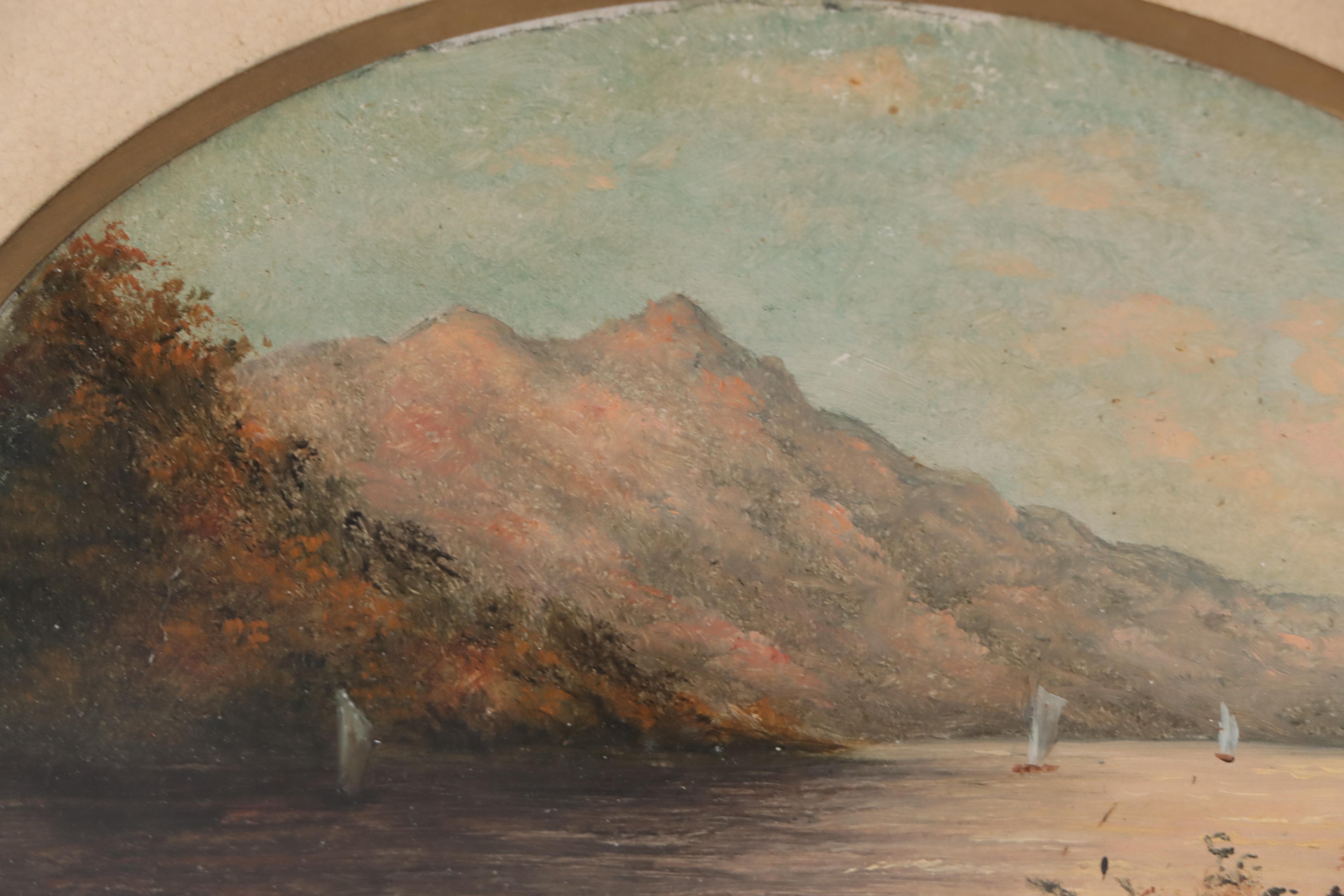 Mountain Lake Landscape Acrylic and Oil Paintings