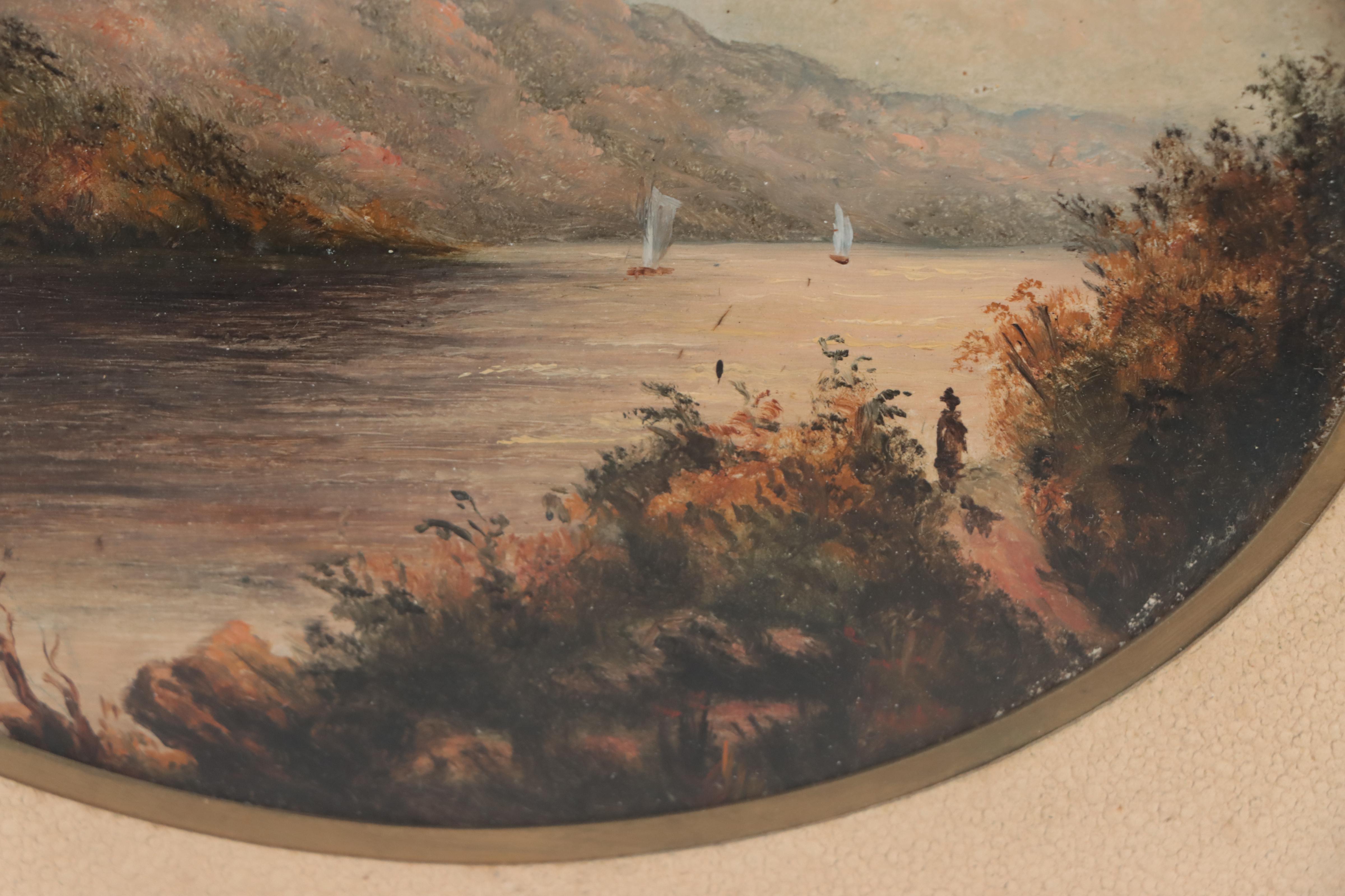 Mountain Lake Landscape Acrylic and Oil Paintings