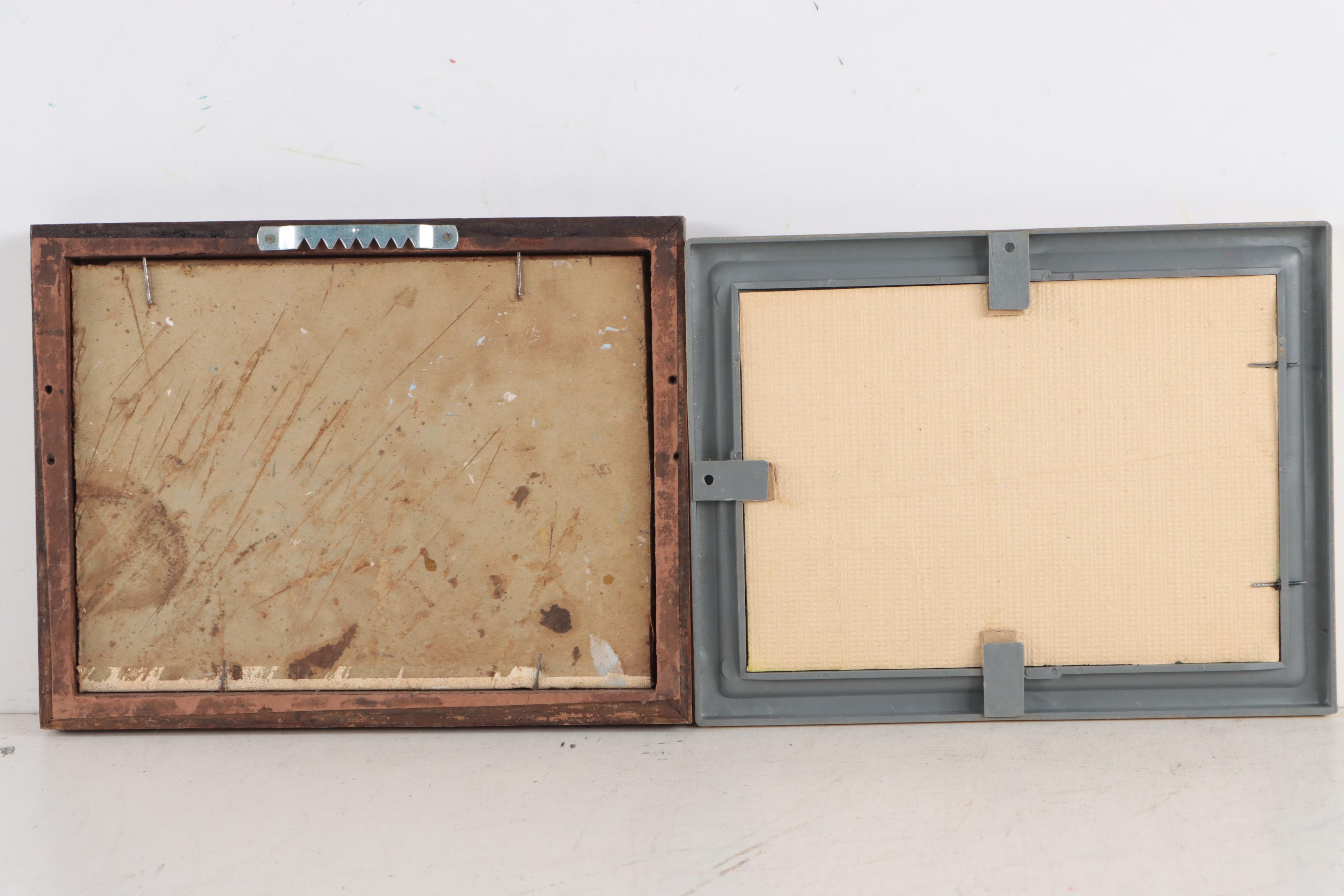 Mountain Lake Landscape Acrylic and Oil Paintings