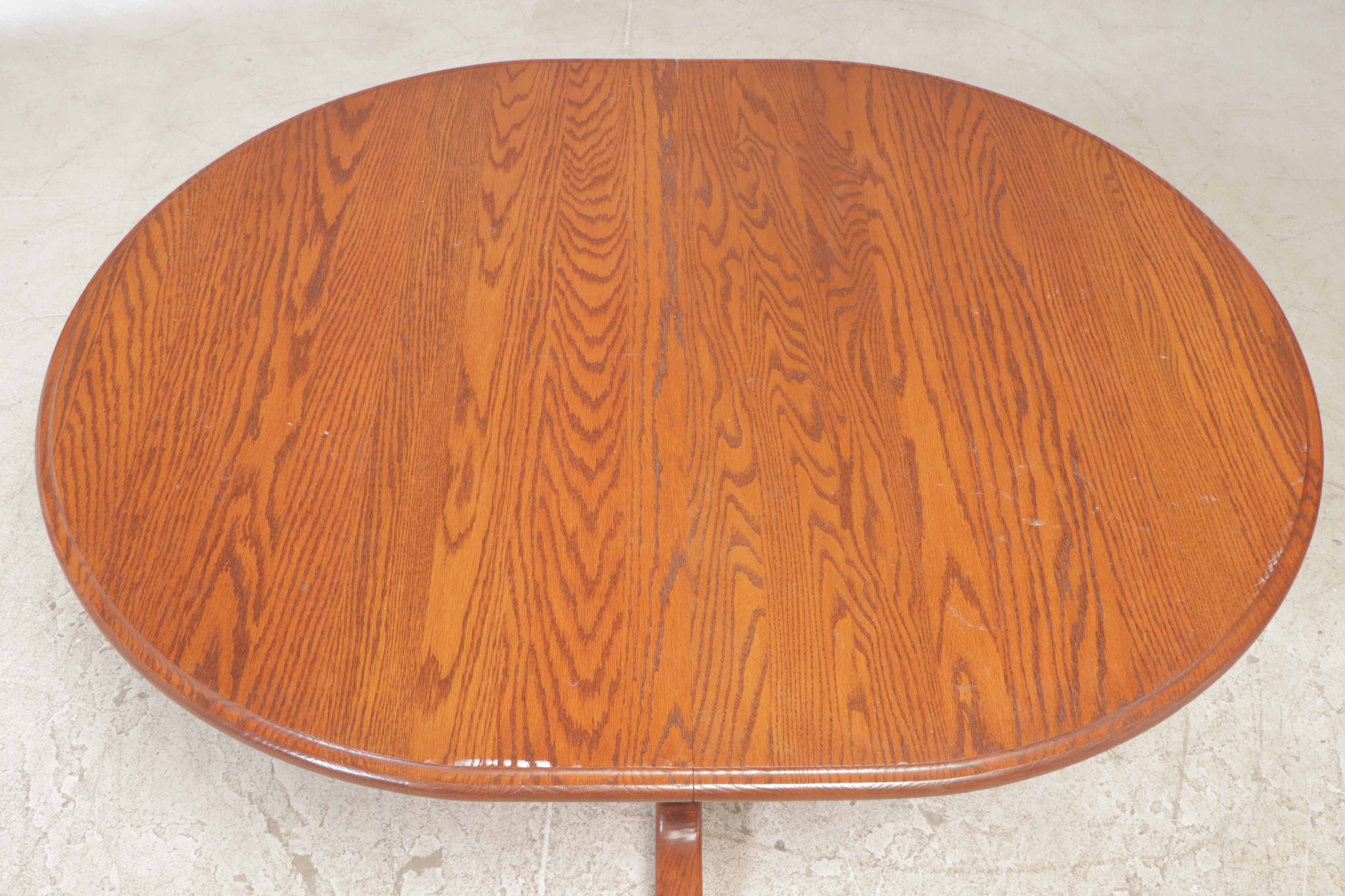 Five-Piece Oak Dining Set