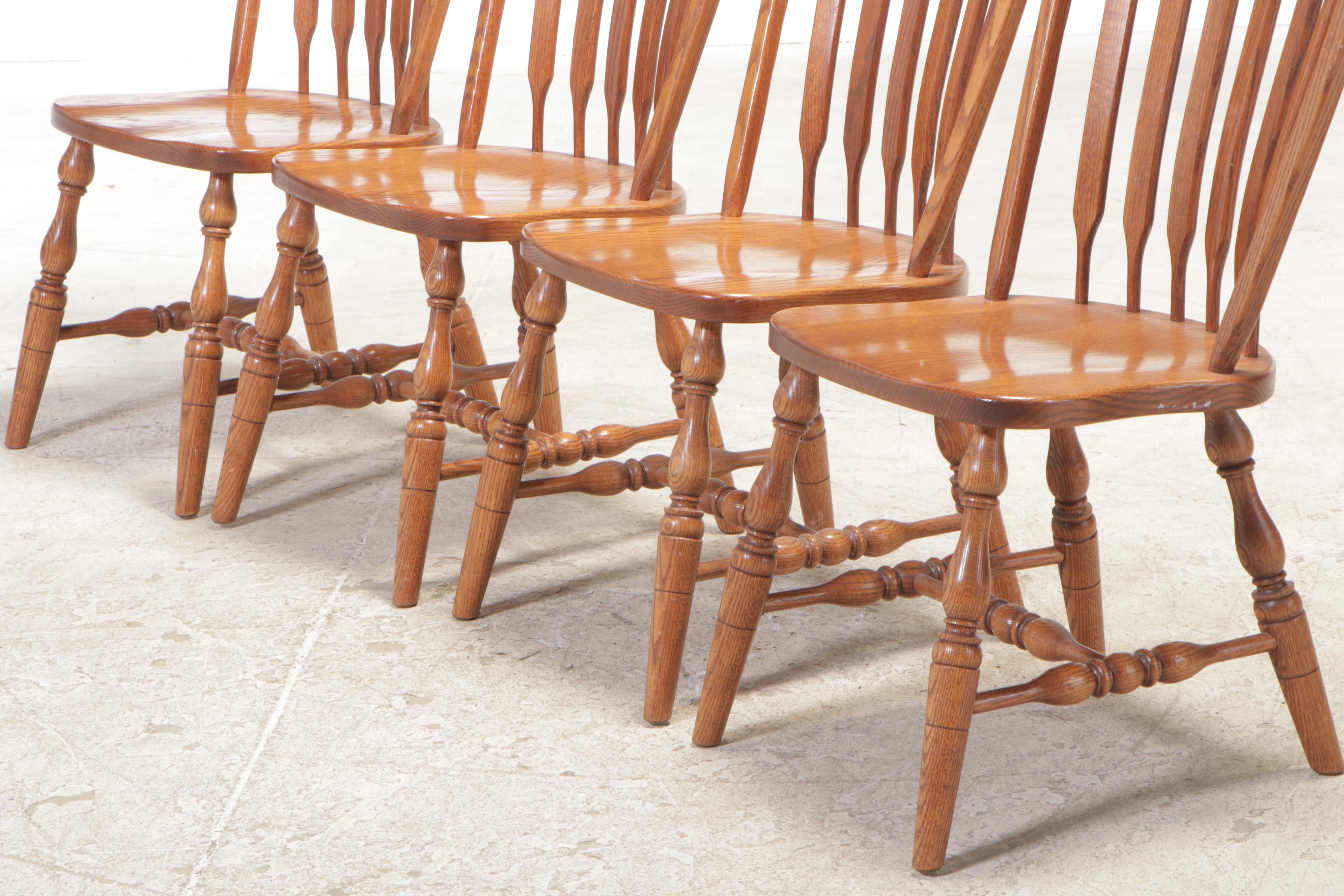 Five-Piece Oak Dining Set