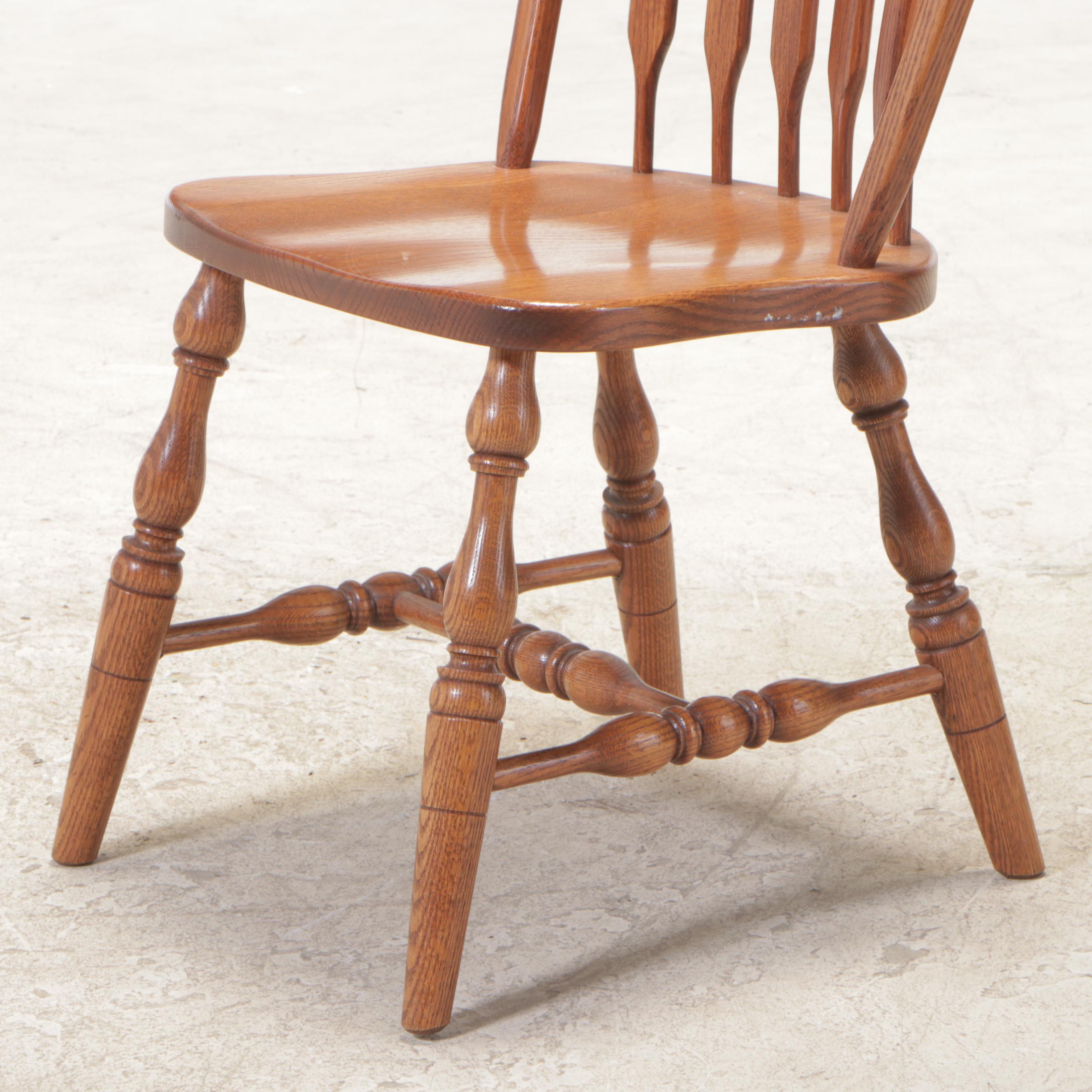 Five-Piece Oak Dining Set