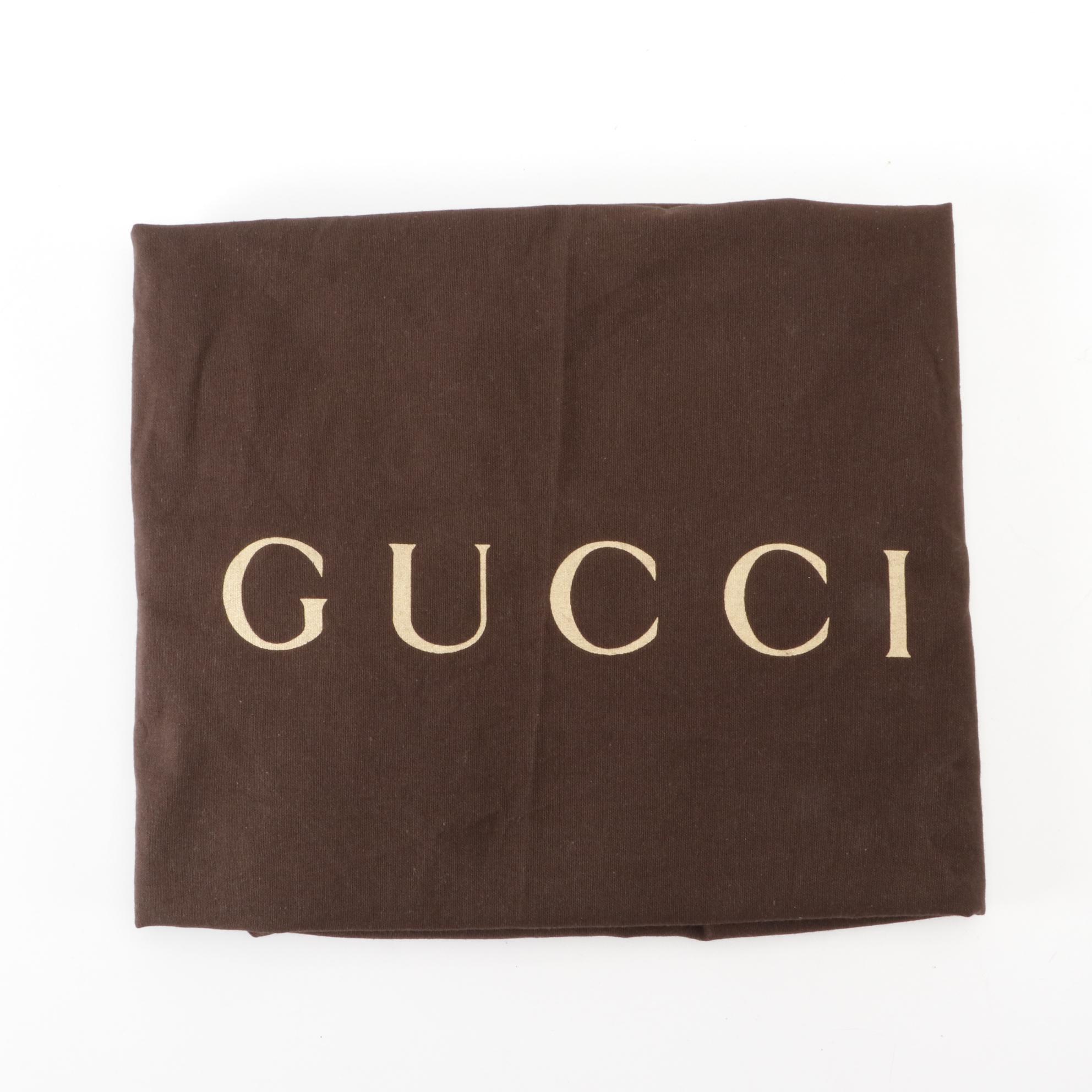 Gucci Travel Bag in GG Denim and Leather Trim