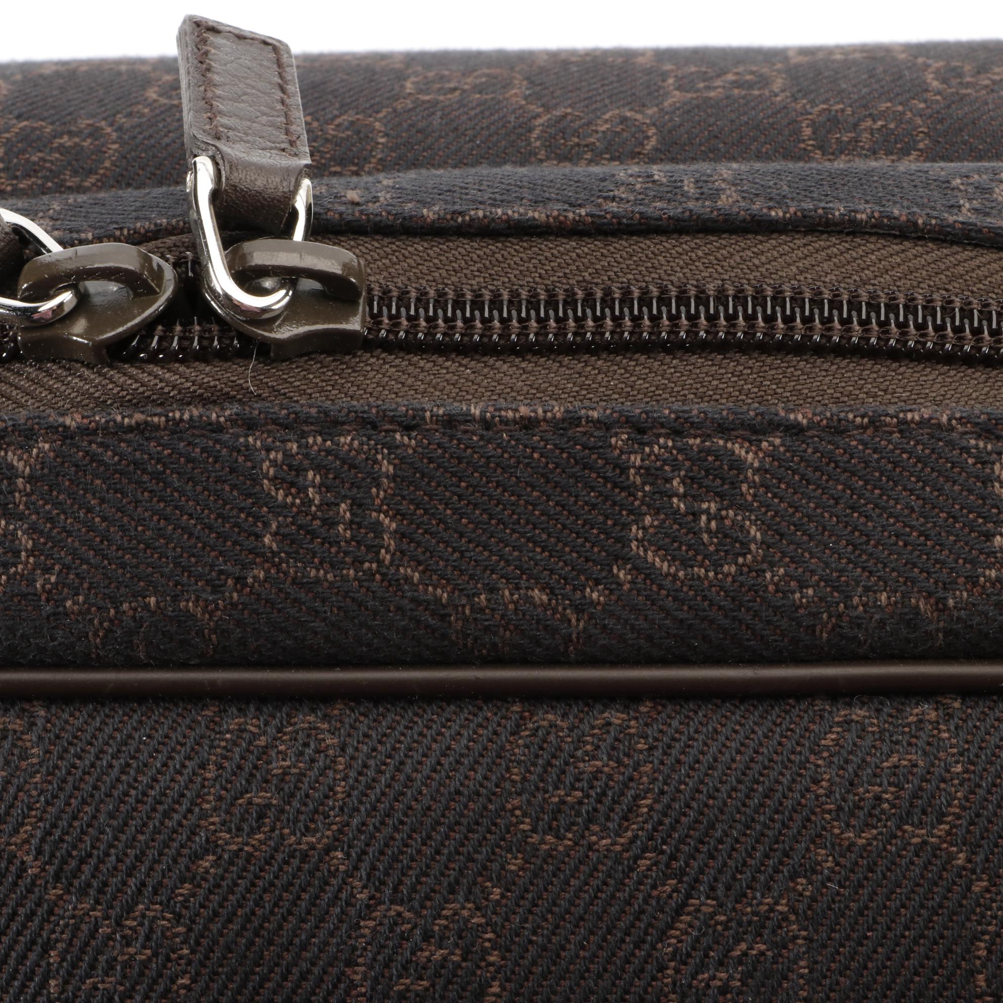 Gucci Travel Bag in GG Denim and Leather Trim